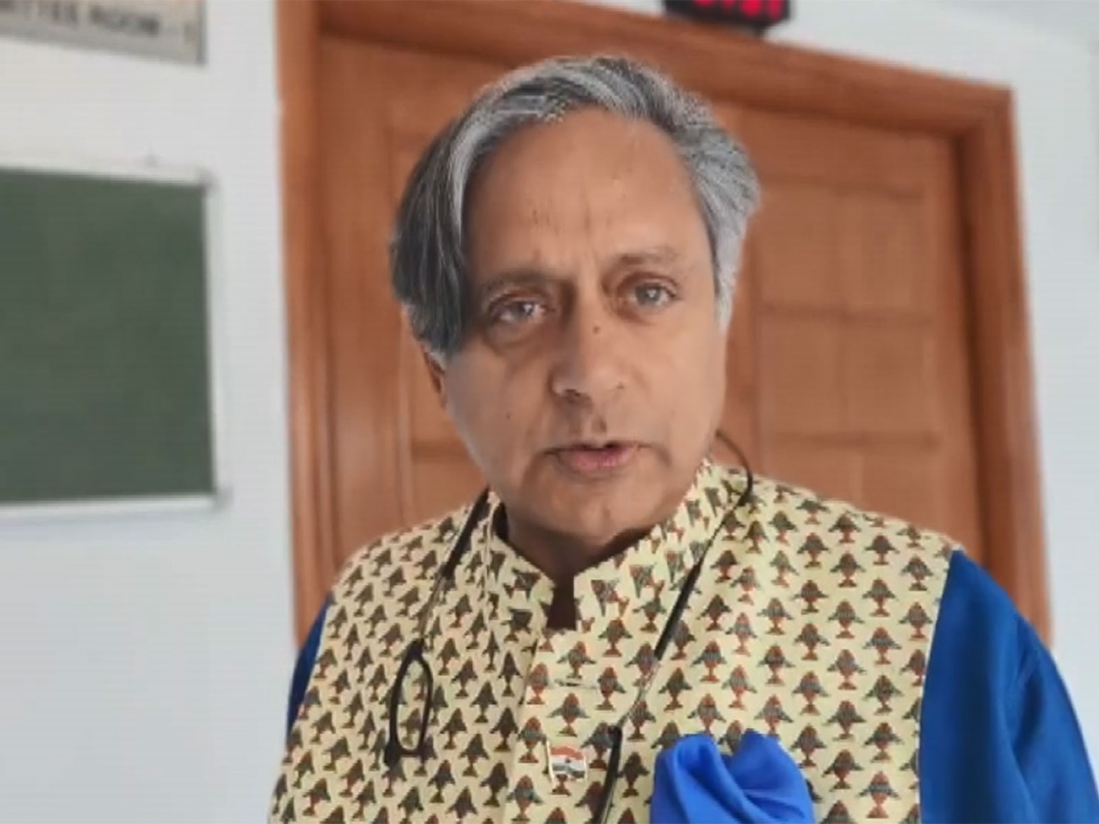 Congress MP Shashi Tharoor, Chairman of Parliamentary Standing Committee on External Affairs (Photo/ANI)