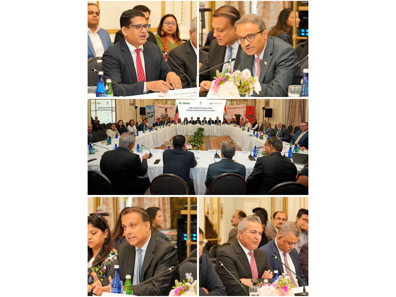Round Table on 'US India Partnership: Powering the AI Economy'  (Photo/X/@IndiainNewYork)