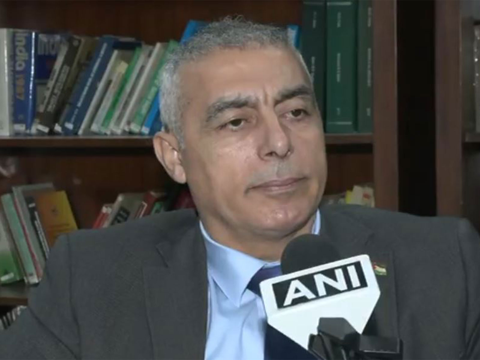 Palestinian Ambassador to India Abdullah M Abu Shawesh (Photo/ANI)