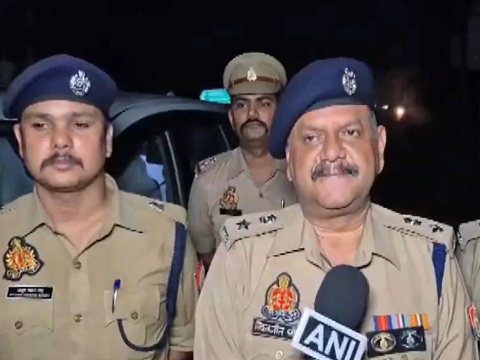 SP Bahraich, Vishwajeet Srivastava (Photo/ANI)