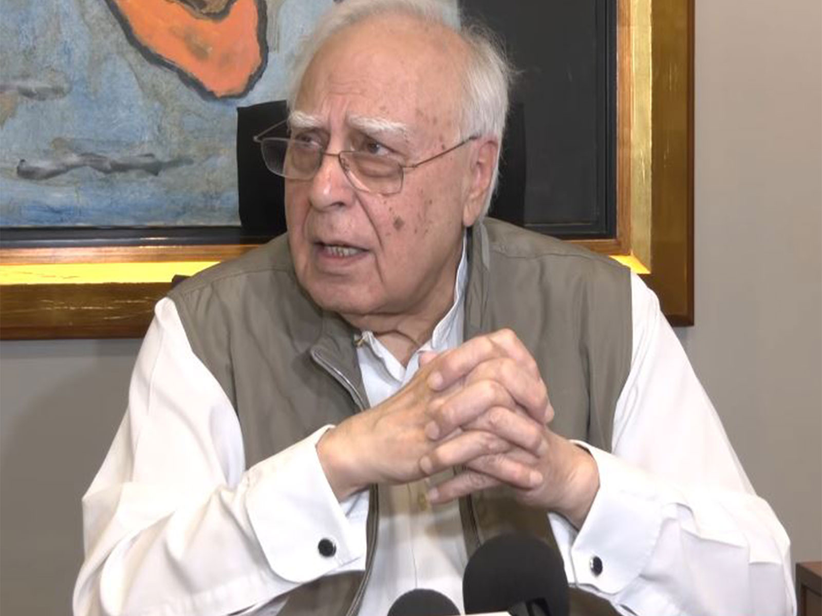 Rajya Sabha MP Kapil Sibal (Photo/ANI)