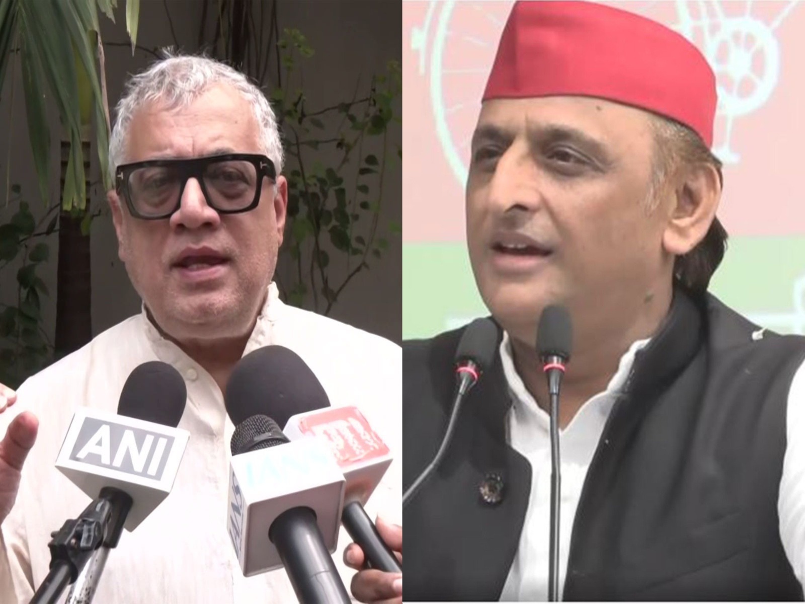 TMC MP Derek O'Brien and SP MP Akhilesh Yadav (Photo/ANI)