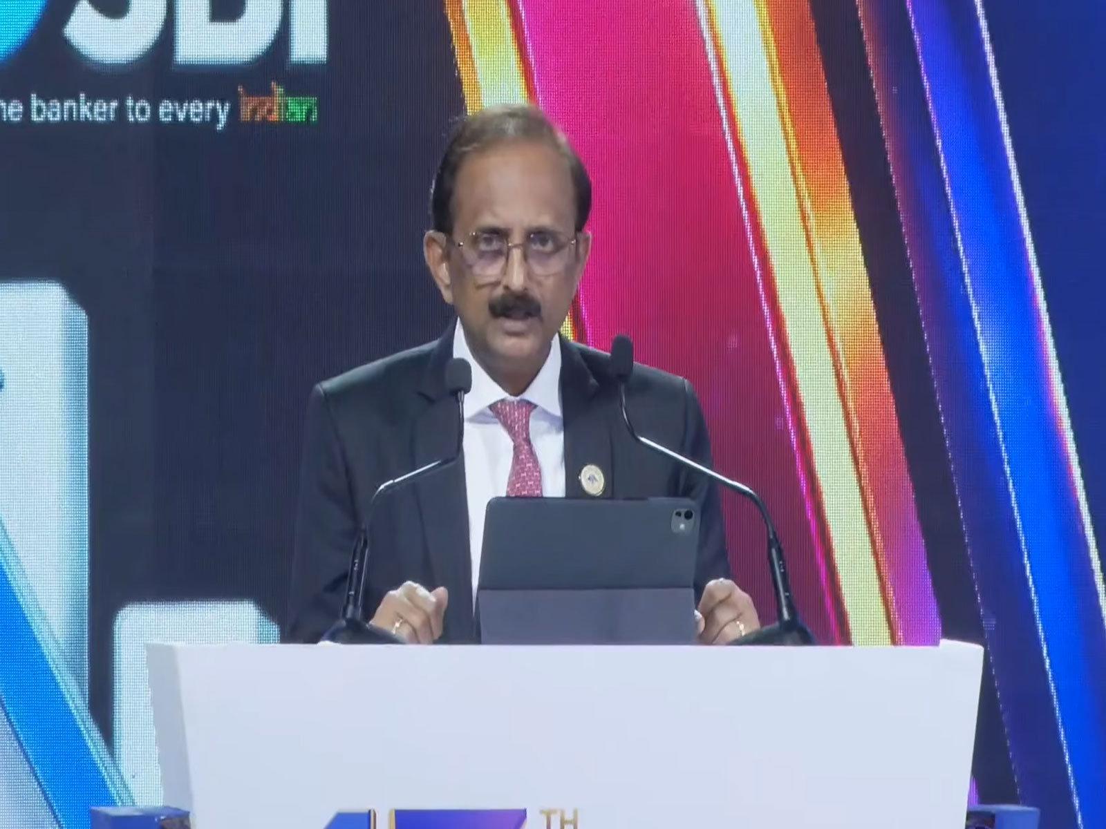 Challa Sreenivasulu Setty, SBI Chairman (Photo/ANI)