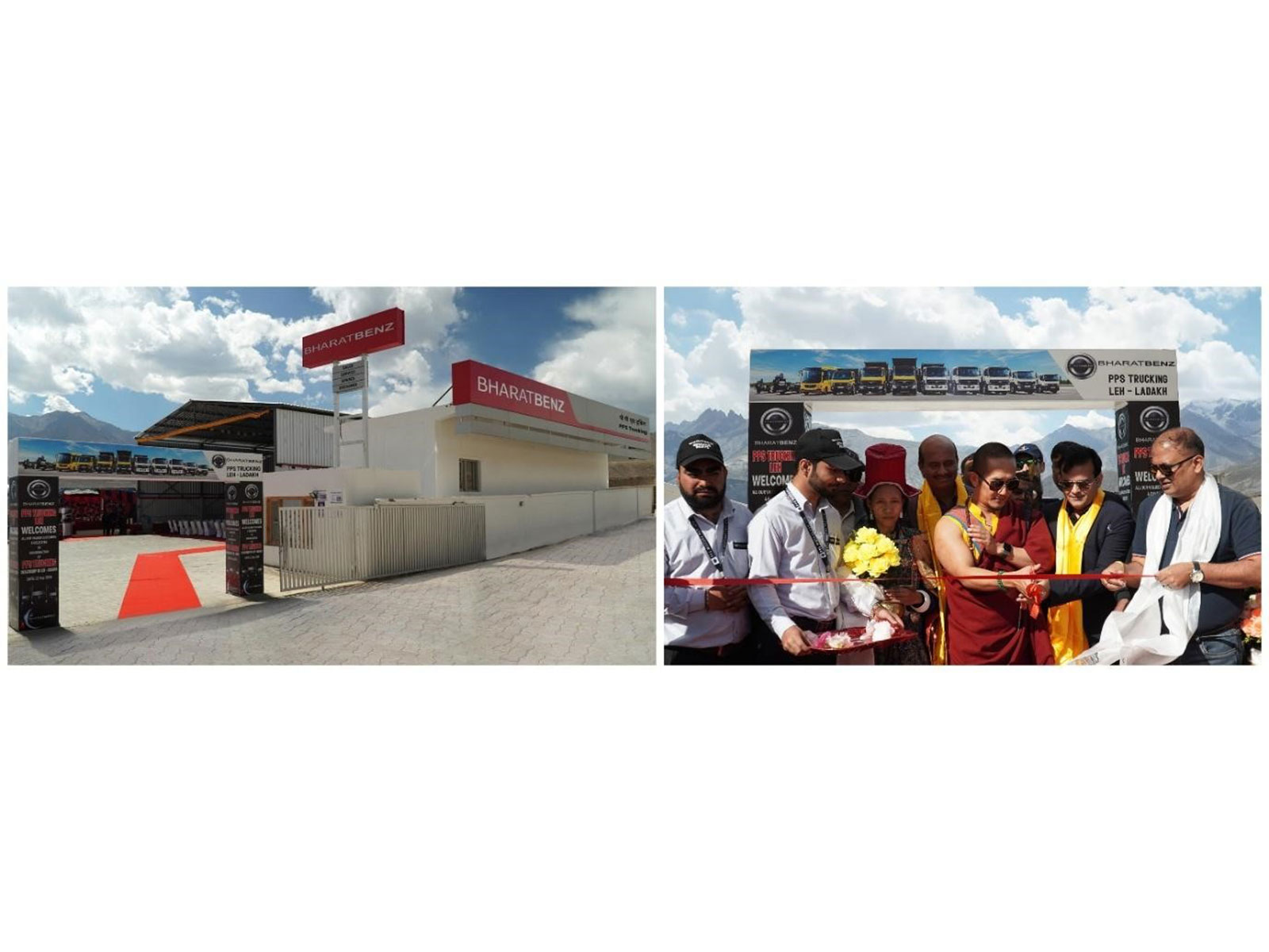 PPS-BharatBenz inaugurated its 3S (Sales, Service & Spares) facility at India's highest altitude at Leh, Ladakh