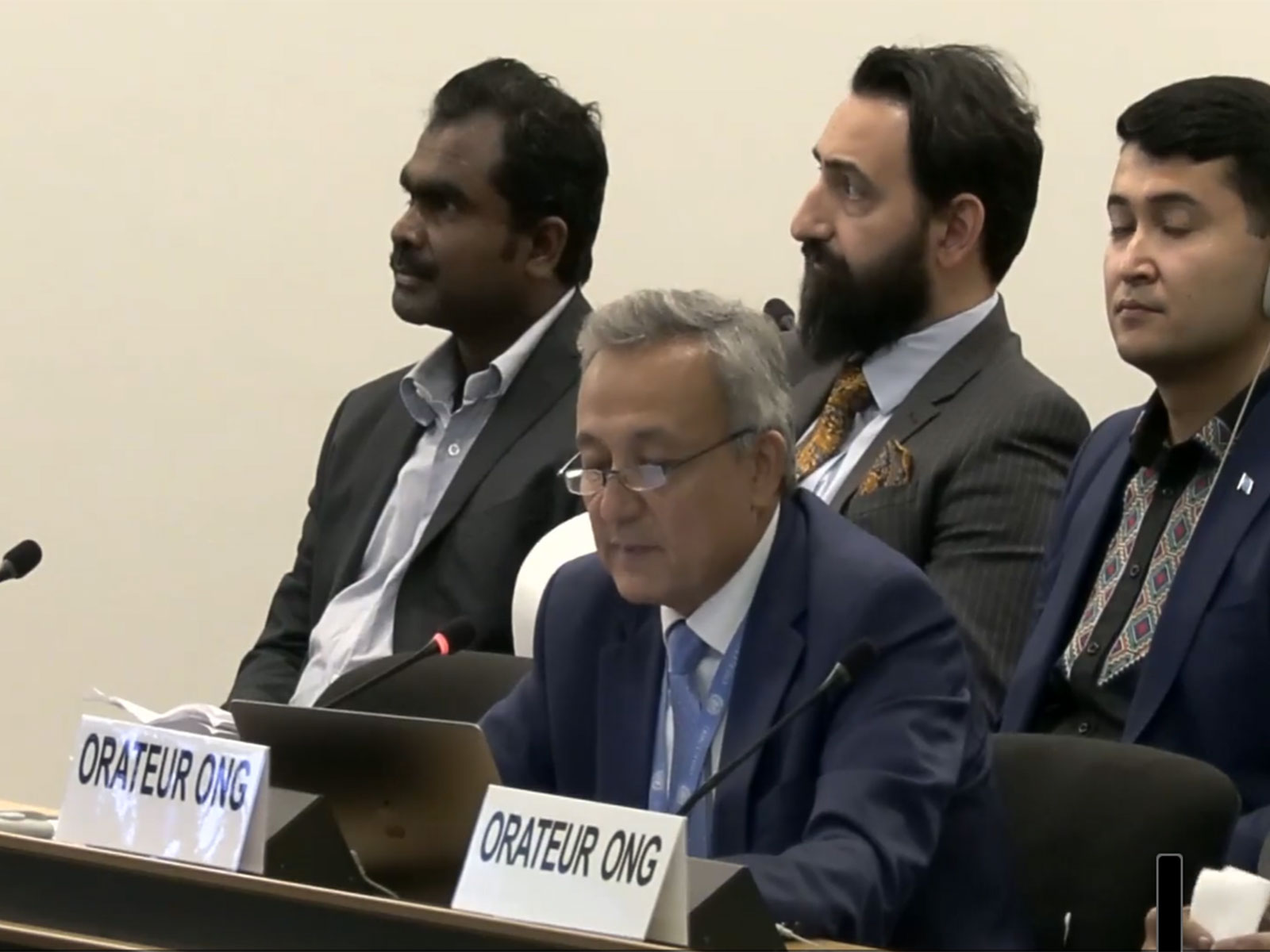 President of the Uyghur Centre for Democracy Dolkun Isa (Photo/UNTV)