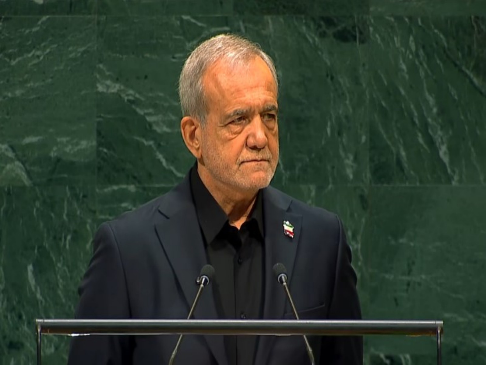Iranian President Masoud Pezeshkian (Photo/Youtube/United Nations)