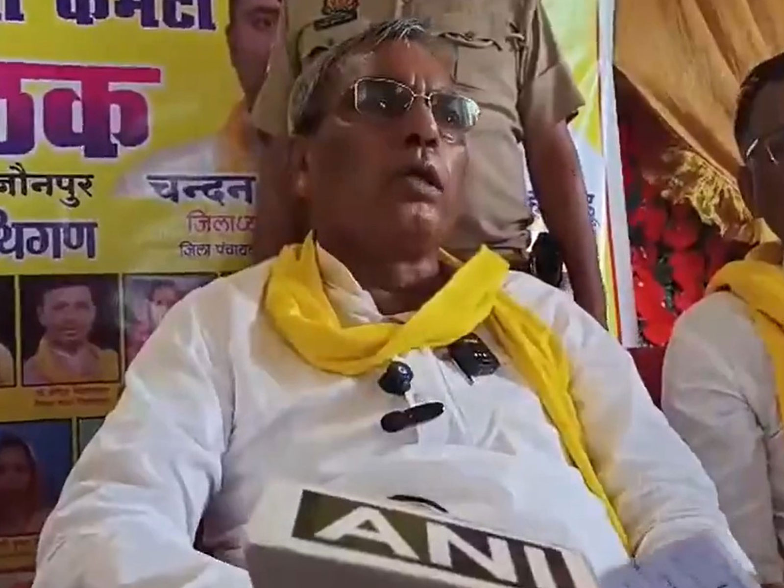Uttar Pradesh Minister Om Prakash Rajbhar (Photo/ANI)