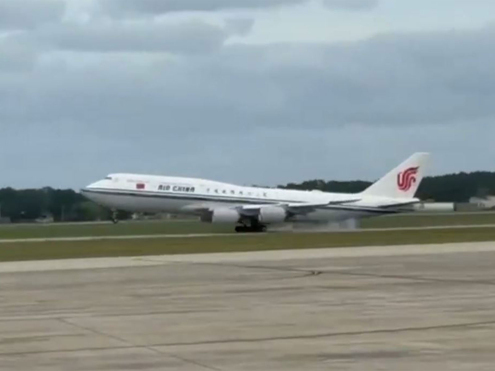 Chinese President Xi Jinping lands in Washington (Photo/Reuters)