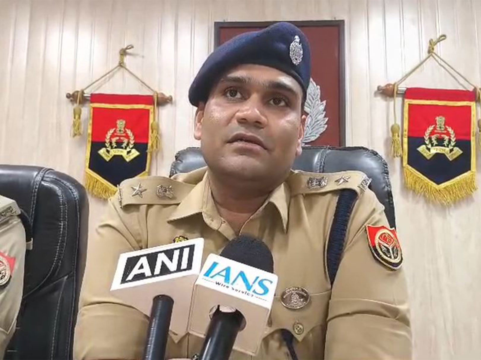 Amroha SP Lakhan Singh (Photo/ANI)