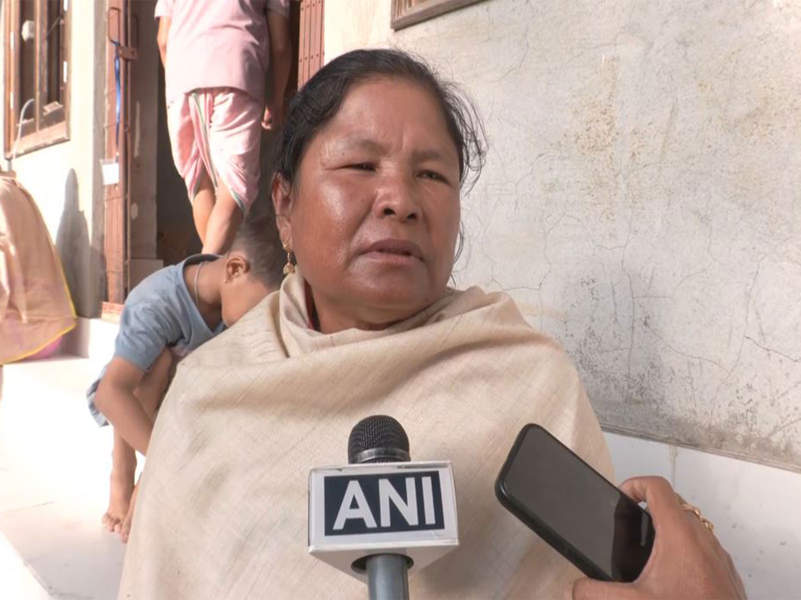 Roshibina Devi's mother Naorem Ongbi Romila Devi. (Photo: ANI)