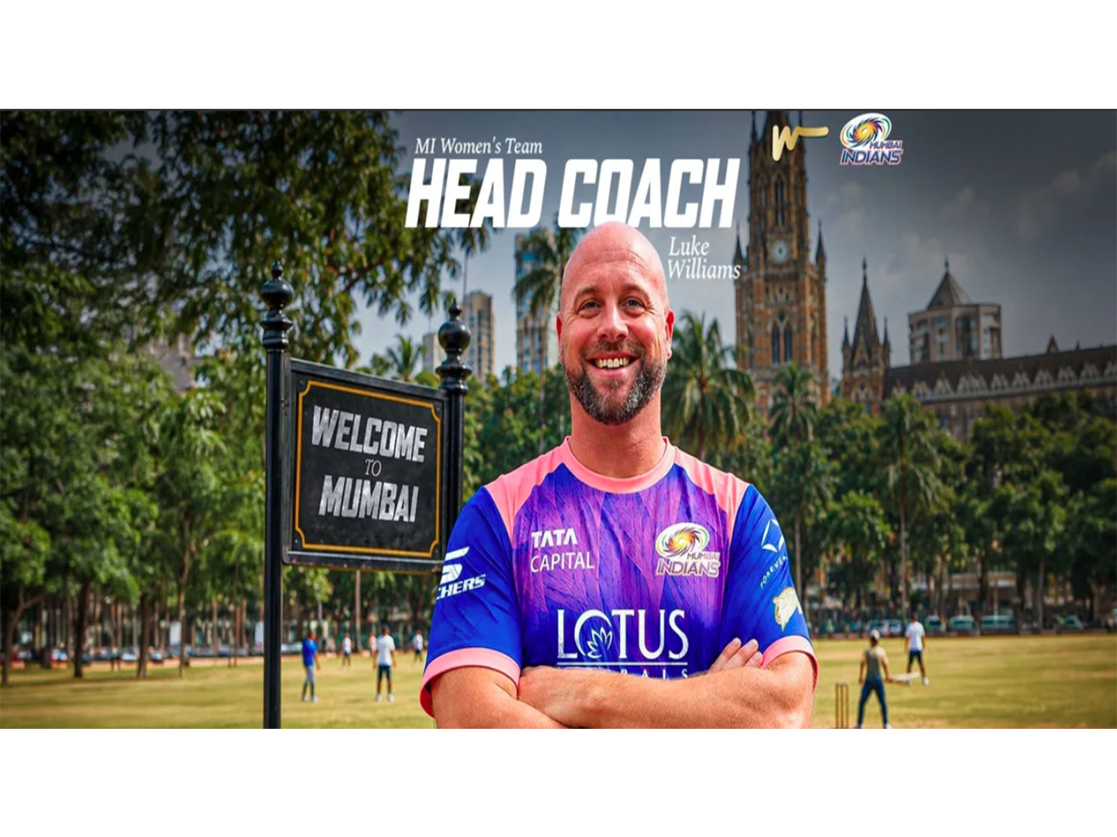 Luke Williams. (Photo: Mumbai Indians)