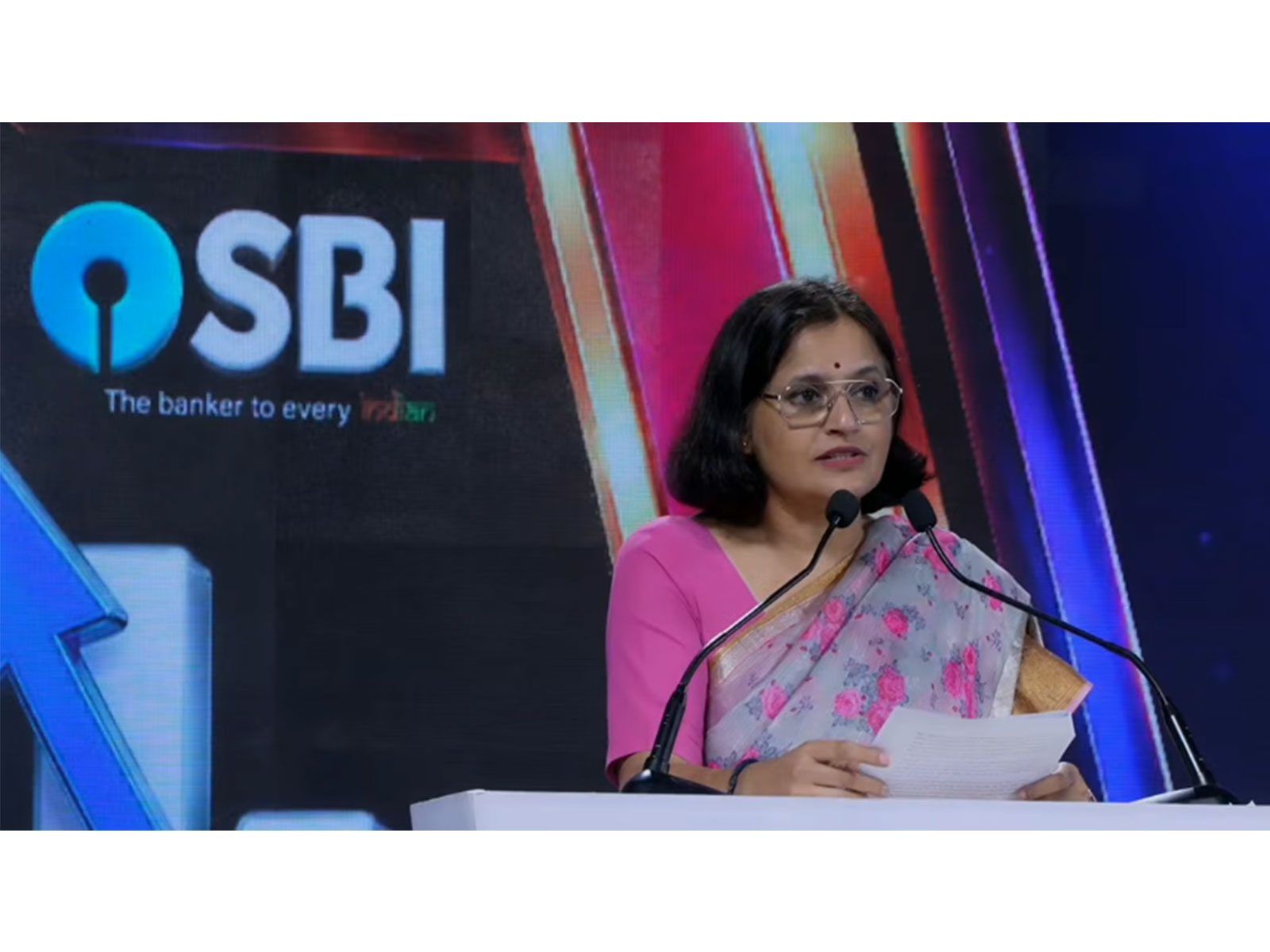 Anuradha Thakur, Secretary, Department of Economic Affairs (Photo/Youtube/State Bank of India))
