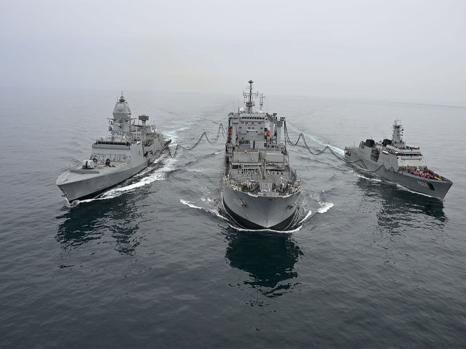 Visual from India–Sri Lanka bilateral maritime exercise SLINEX-26 (Photo/X/@indiannavy)