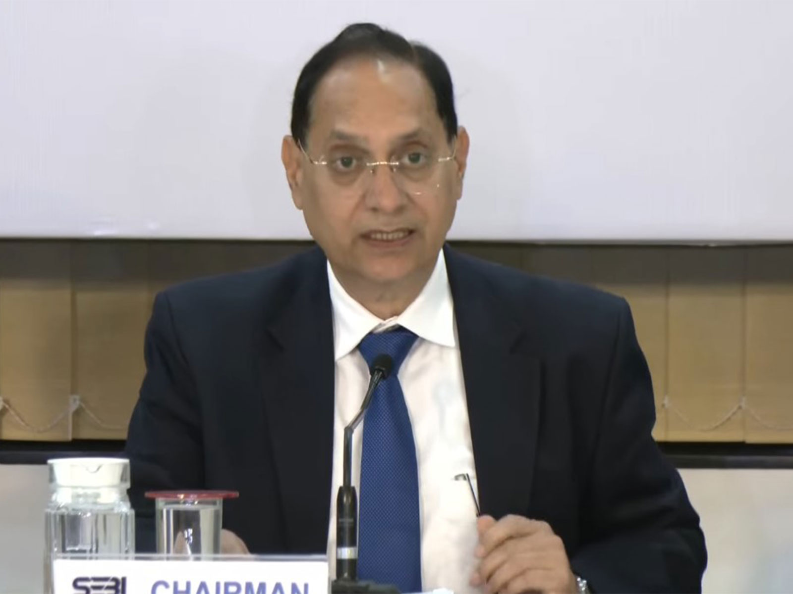 SEBI Chairman Tuhin Kanta Pandey. (Photo-ANI)