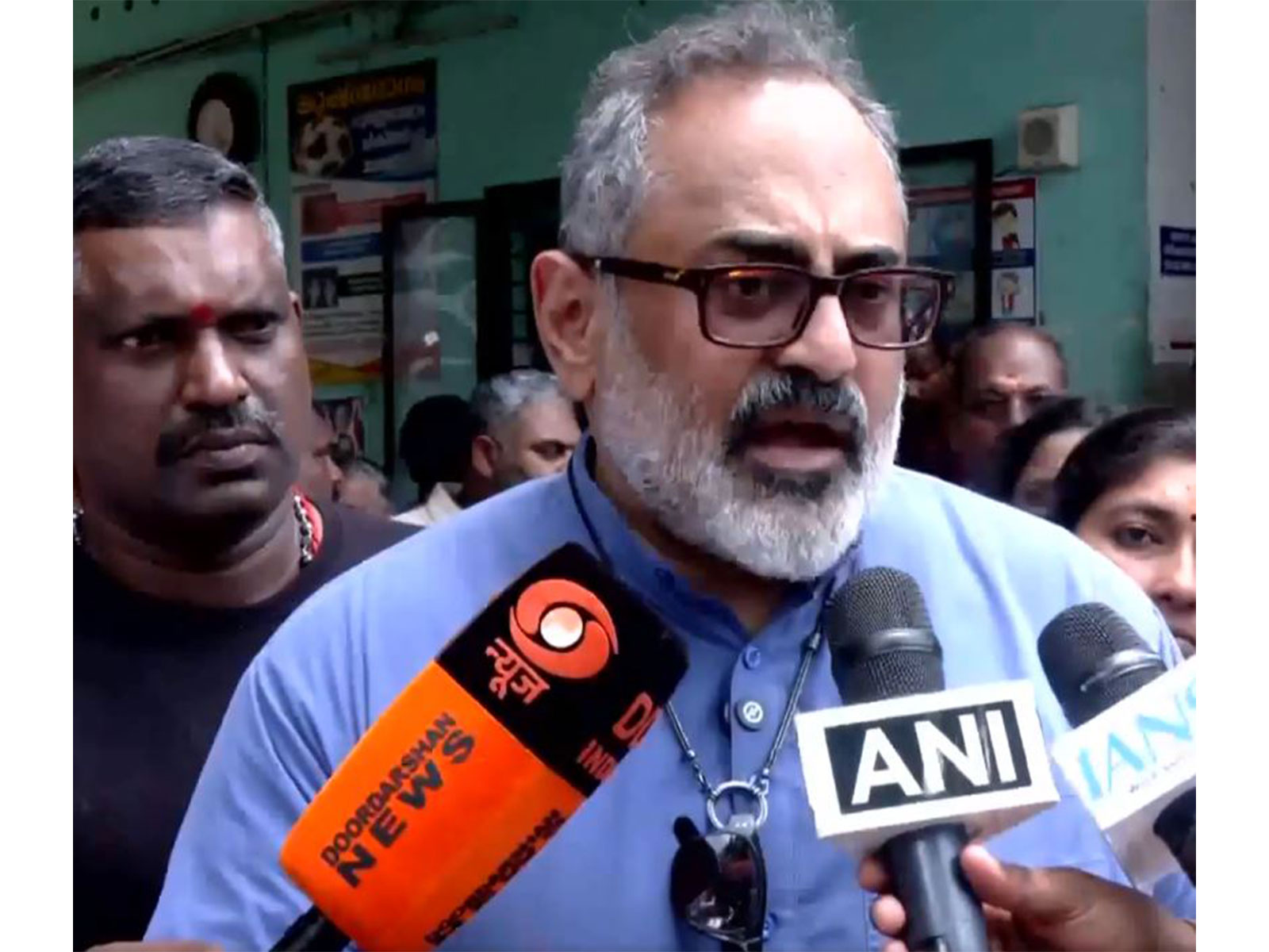 Keralam BJP President Rajeev Chandrasekhar (Photo/ANI)