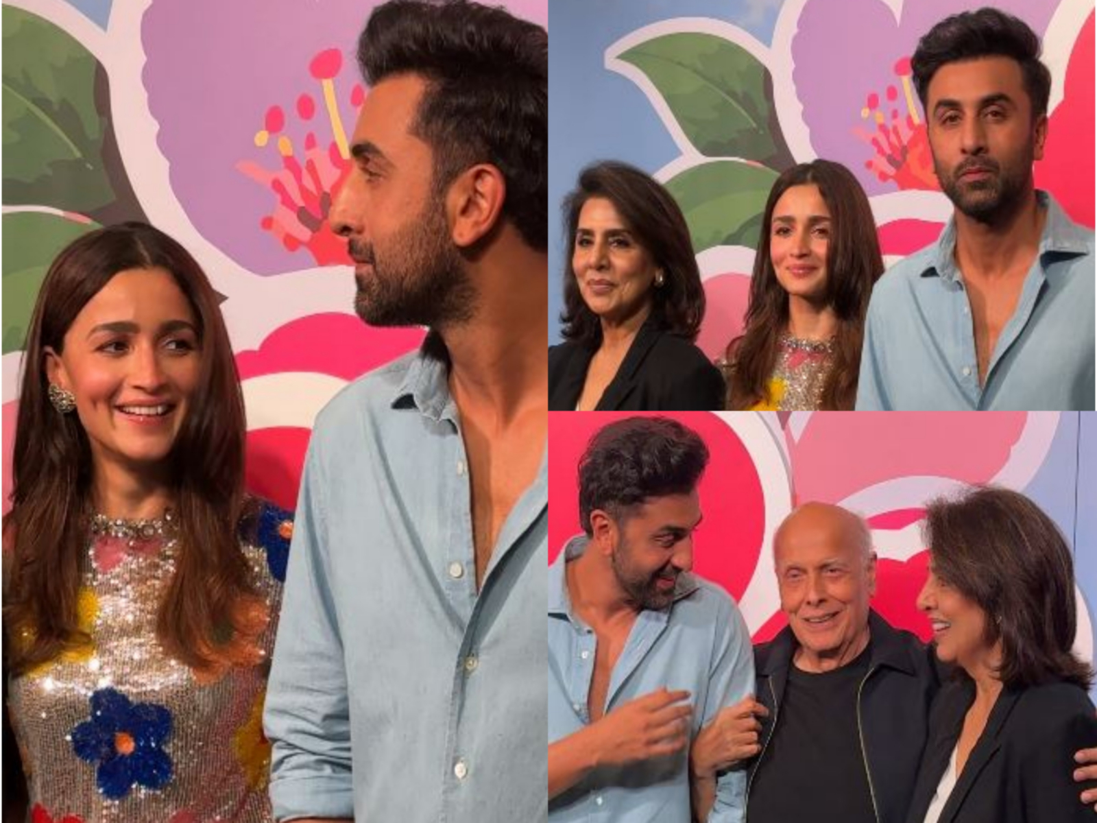 Alia Bhatt, Ranbir Kapoor attend 'Don't Be Shy' screening with family (Photo/ANI)