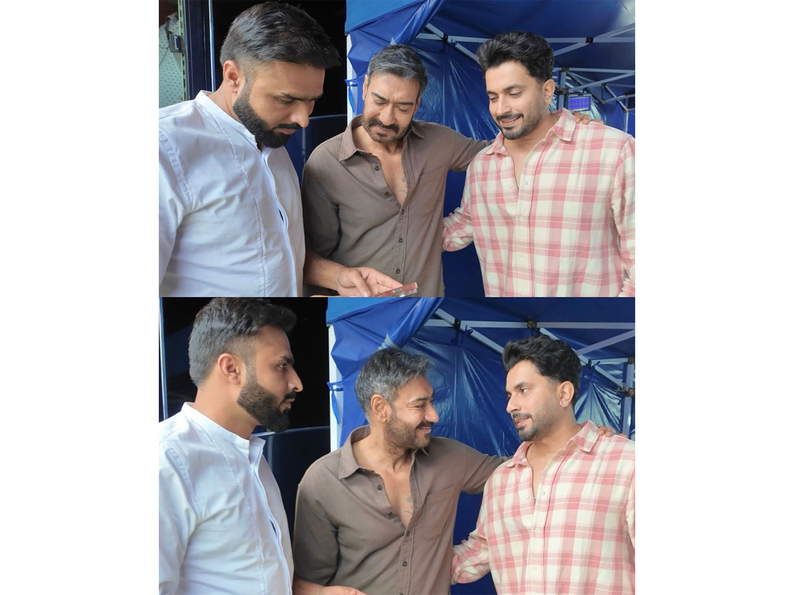 Sunny Singh with Ajay Devgn (Photo/Instagram@mesunnysingh)