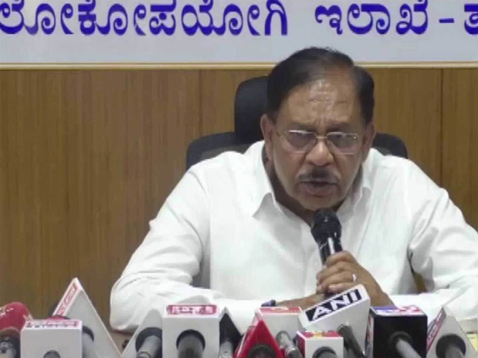 Karnataka Deputy Chief Minister Dr G Parameshwara (Photo/ANI)