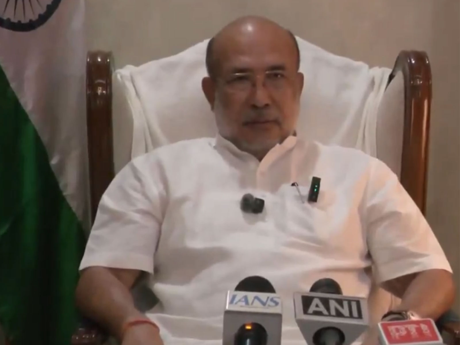 Former Manipur CM N Biren Singh (Photo/ANI)