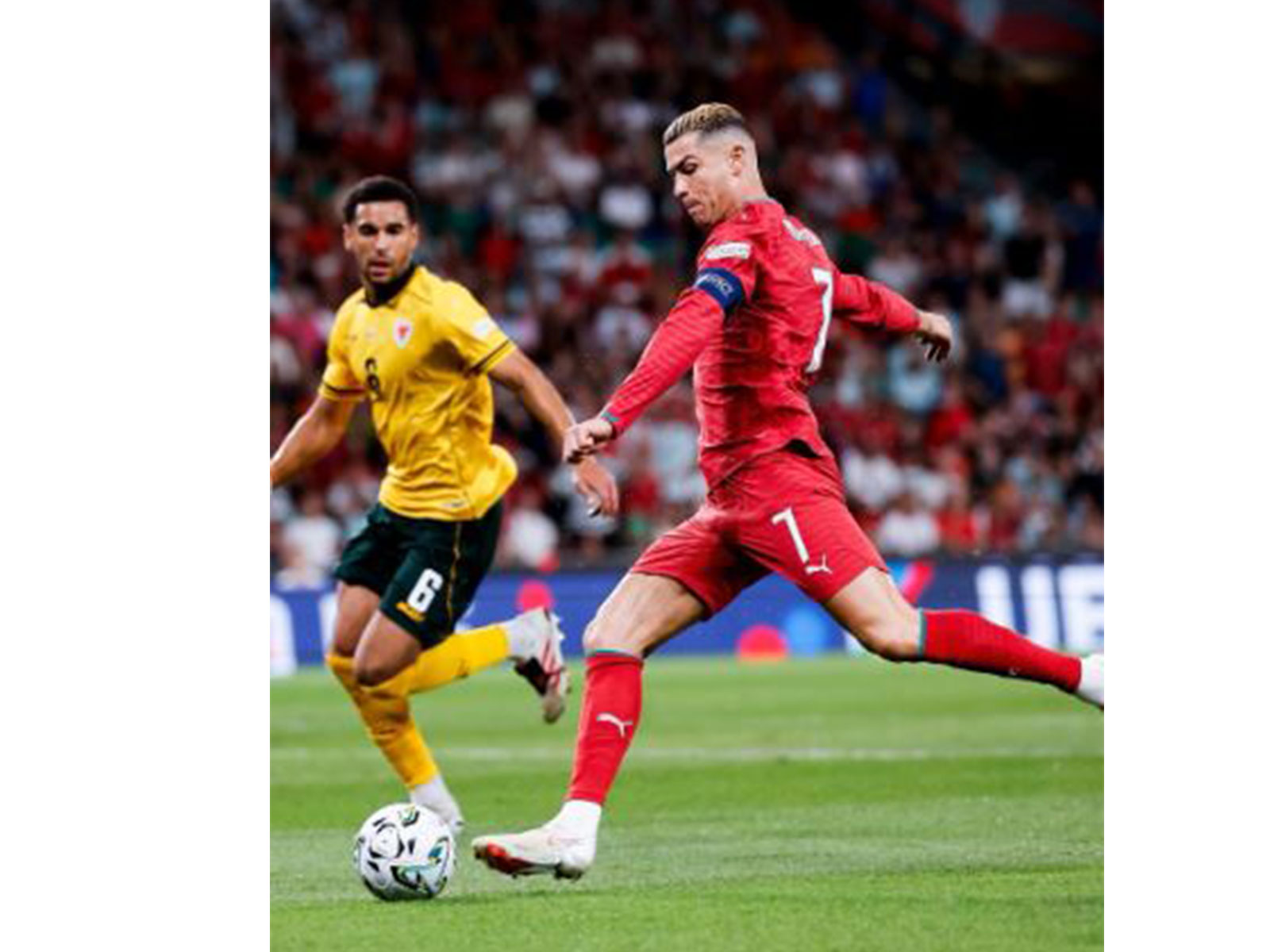 Cristiano Ronaldo in action. (Photo: @cristiano Instagram)