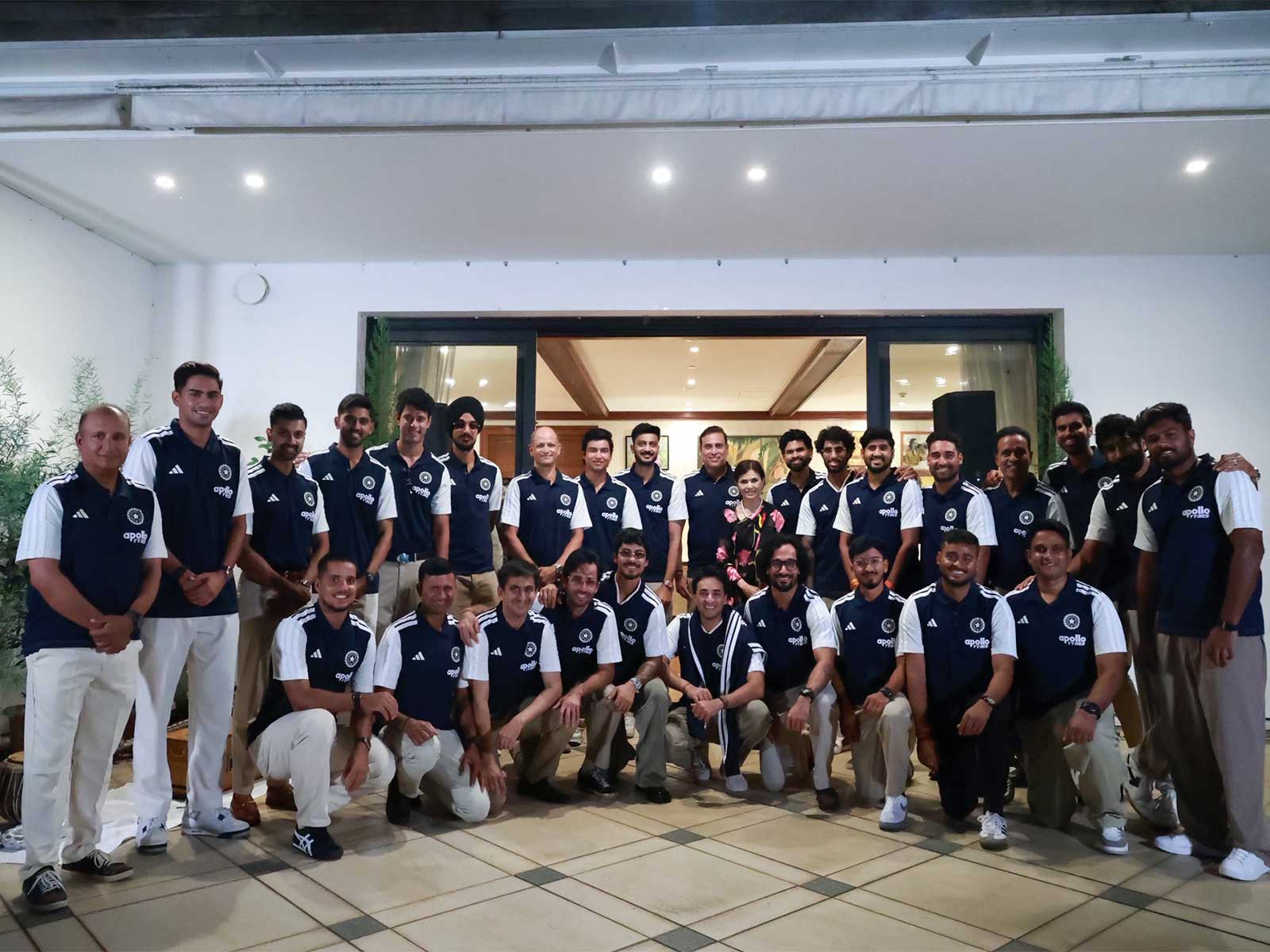 Team India with India's Ambassador to Japan Nagma Mallick (Photo: X/@IndianEmbTokyo)