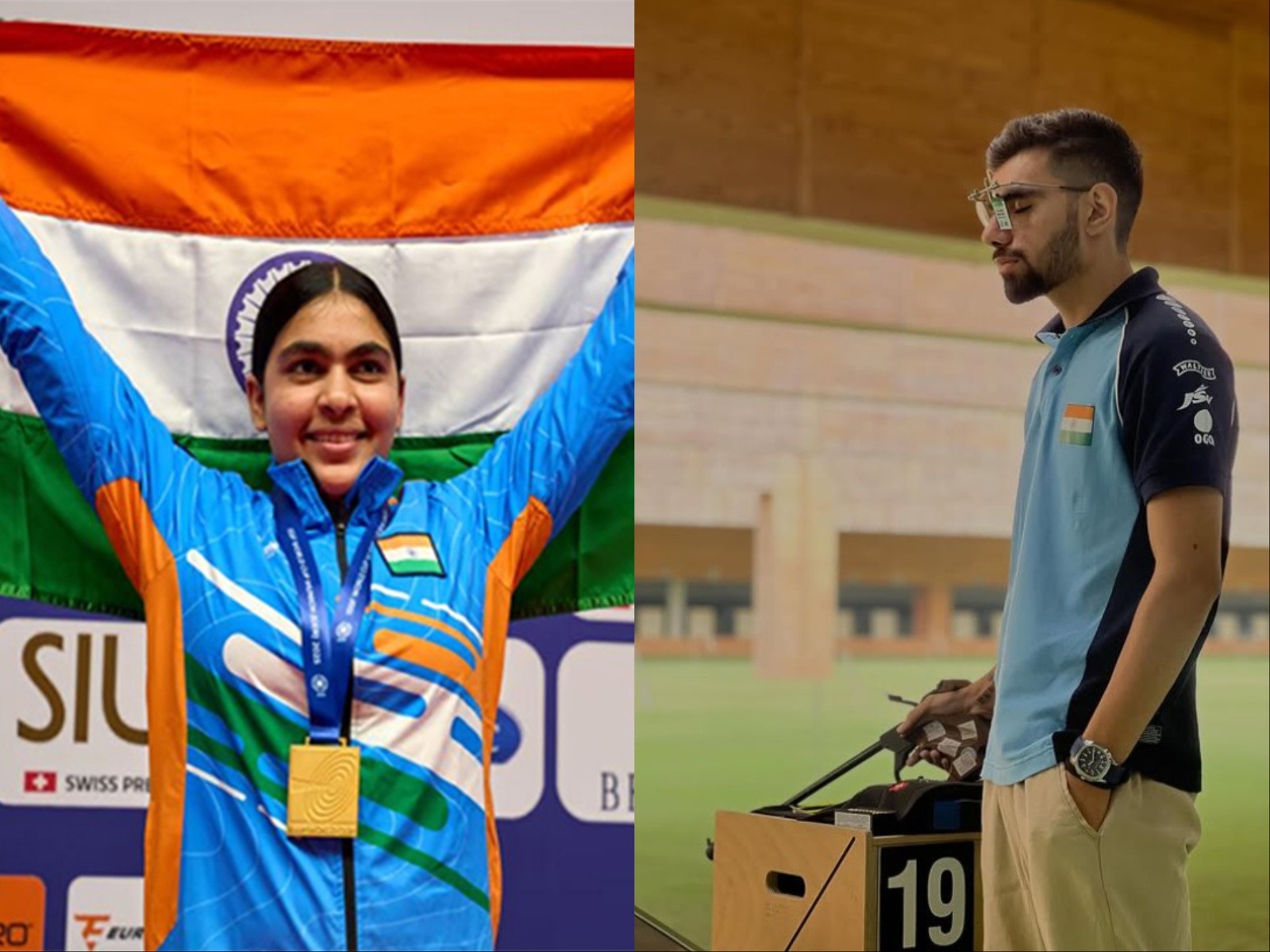 Suruchi Singh and Kamaljeet (Photo: ISSF World Cup Munich 2025/Instagram/kamaljeetind)