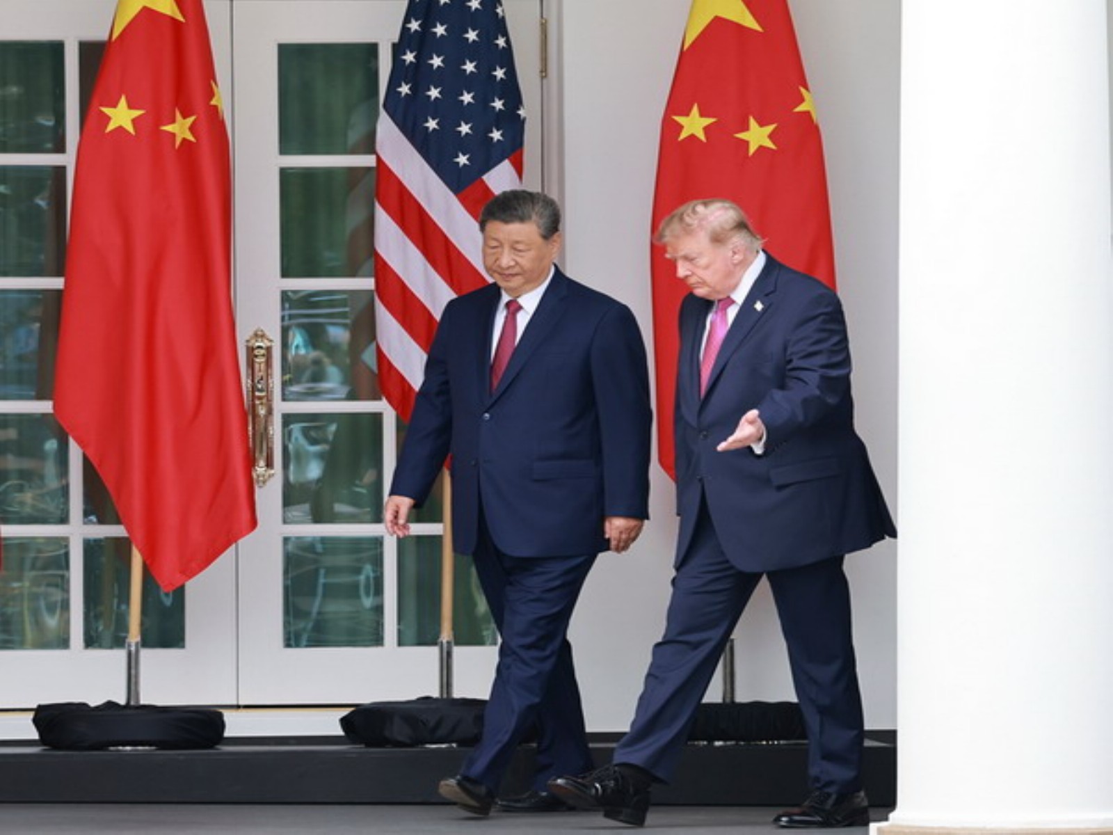 Chinese President Xi Jinping with US President Donald Trump at the White House (Photo/Chinese Ministry of Foriegn Affairs)