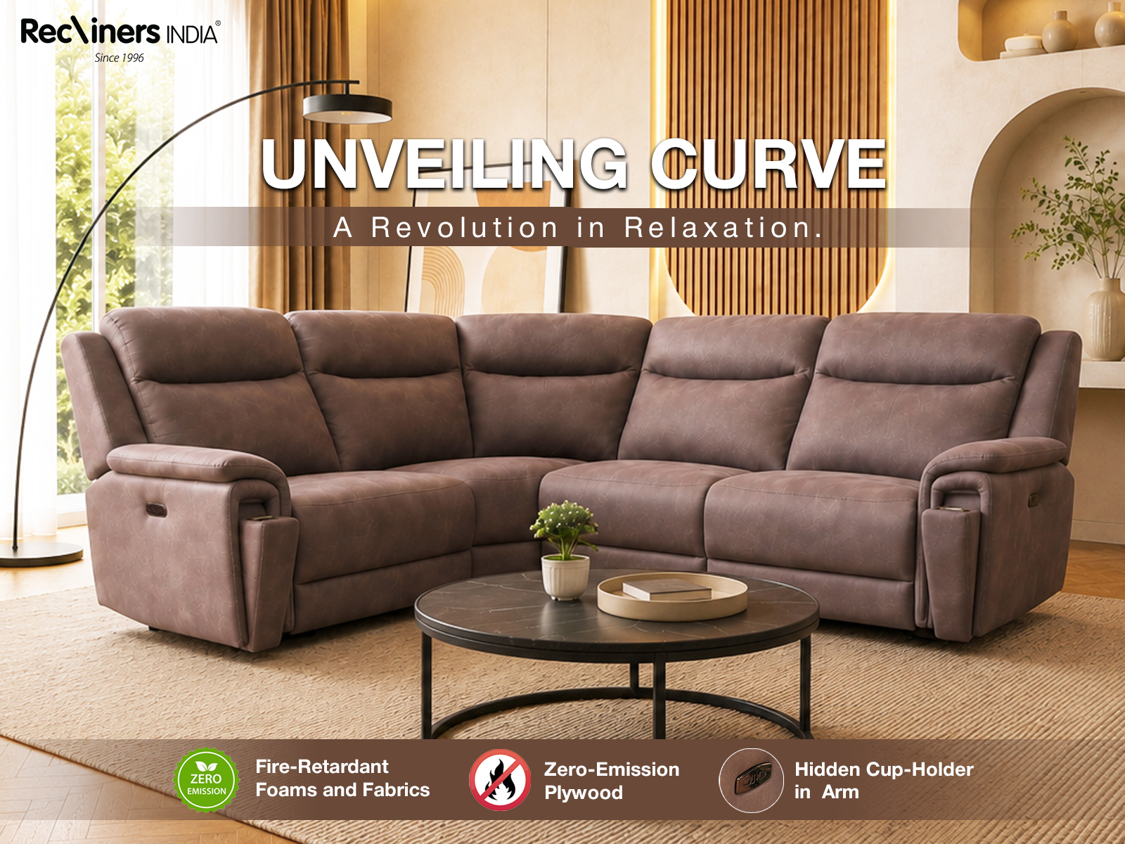  Recliners India Unveils Curve Series, Delta and Gamma-Redefining Motorized Comfort for Indian Living Rooms