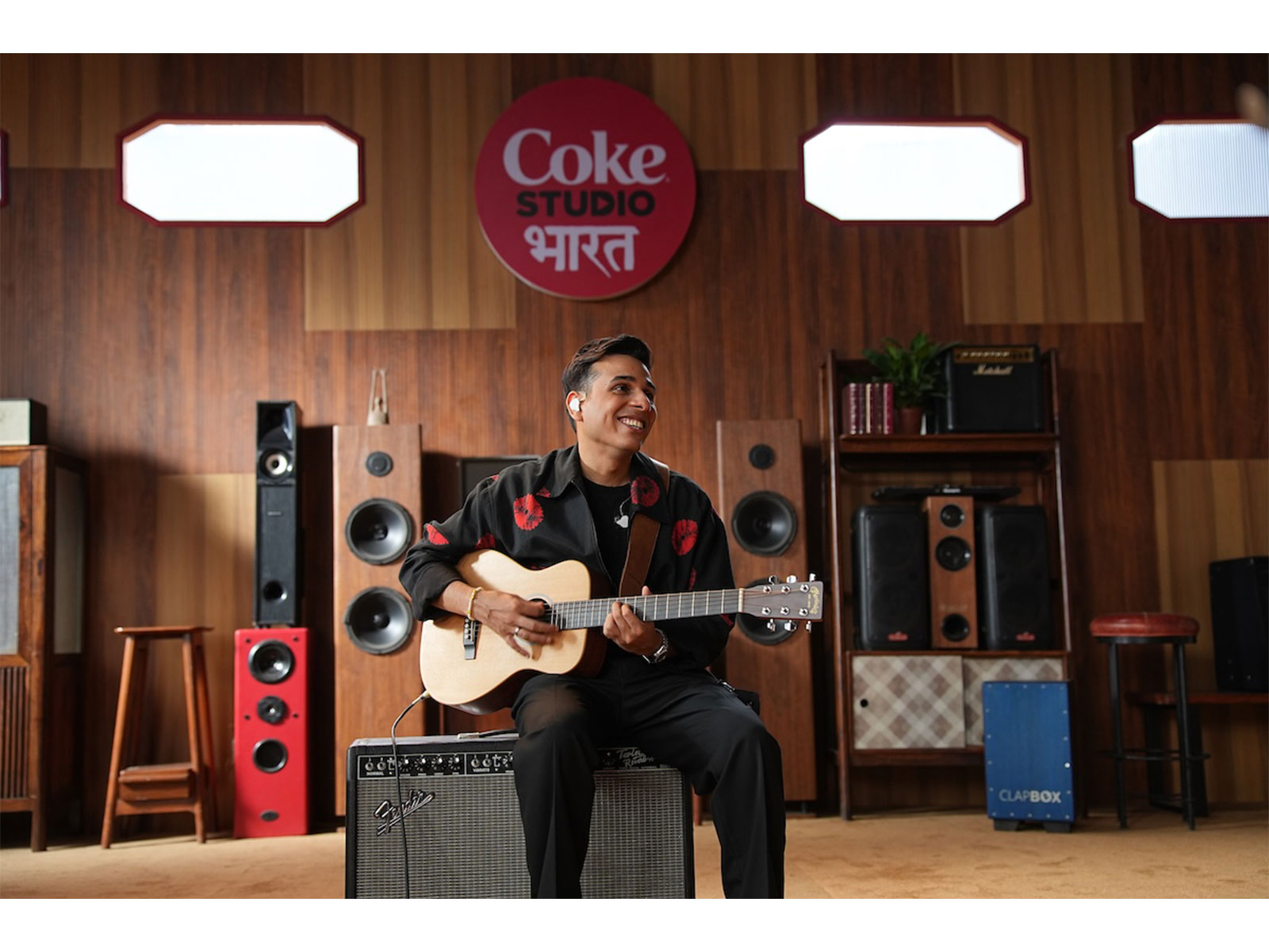 inger-songwriter Anuv Jain with Coke Studio Bharat, marking a year of Arz Kiya Hai dominating Spotify India charts.