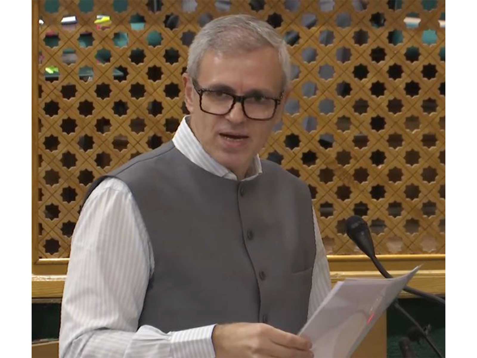Jammu and Kashmir Chief Minister Omar Abdullah (Photo/ANI)