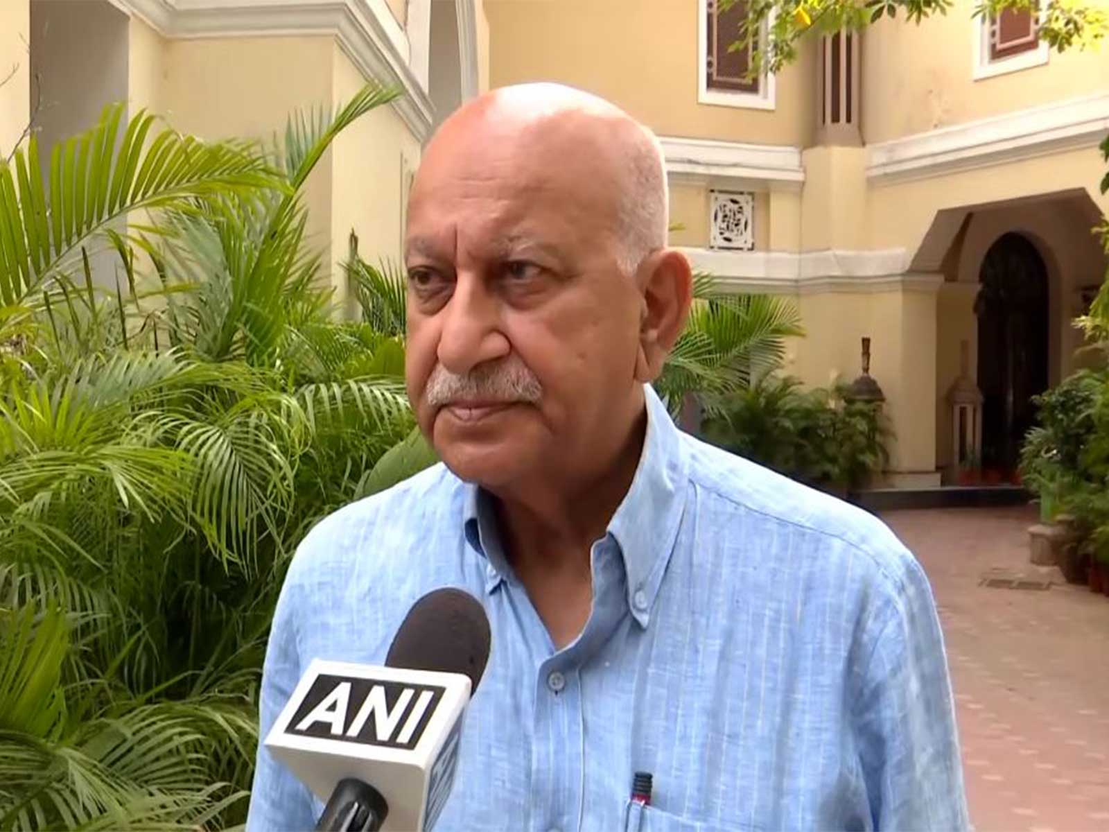 Former Minister of State for External Affairs and veteran journalist MJ Akbar (Photo/ANI)