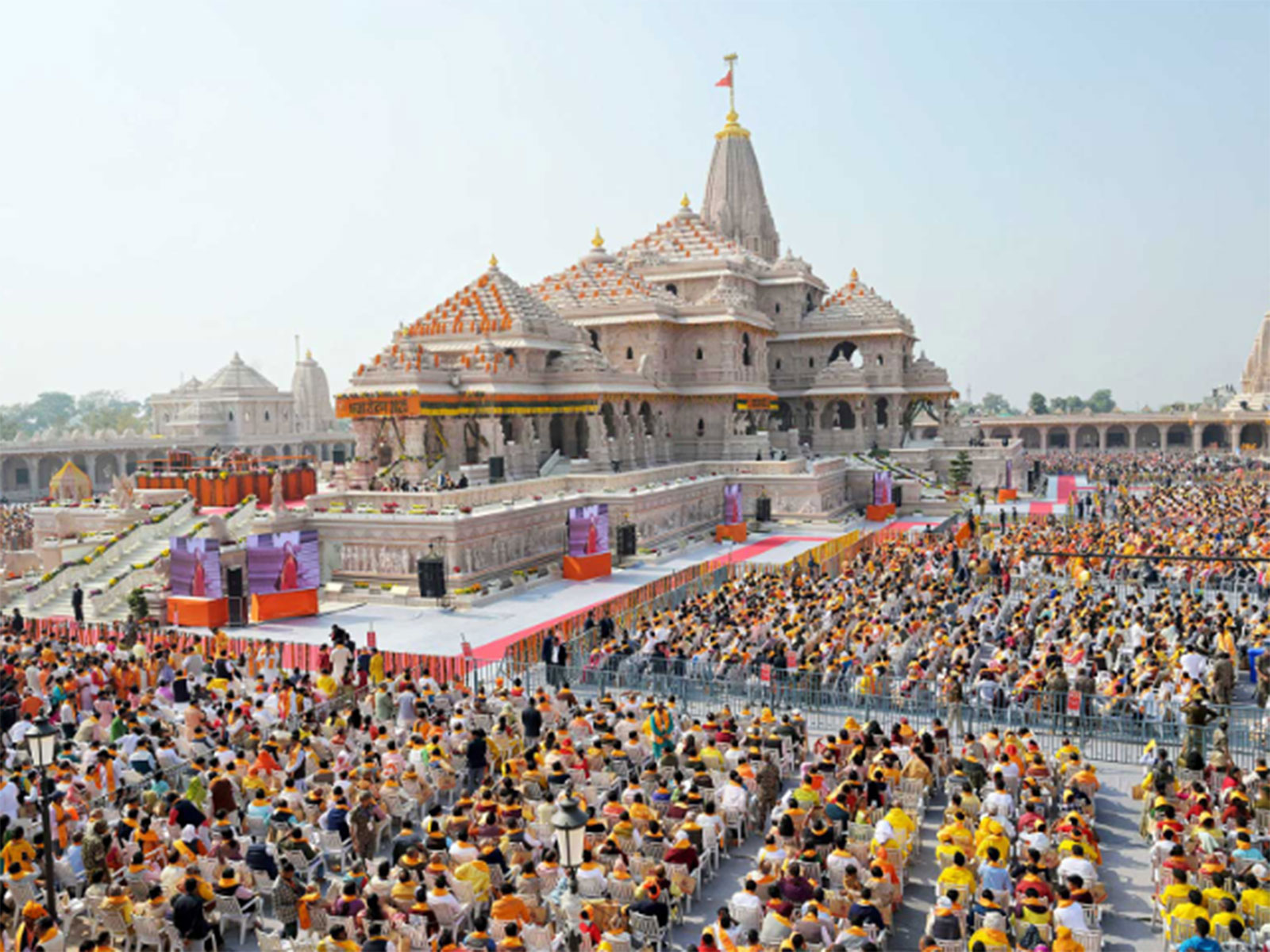 Shri Ram janmbhoomi Mandir in Ayodhya (File Photo/ANI)