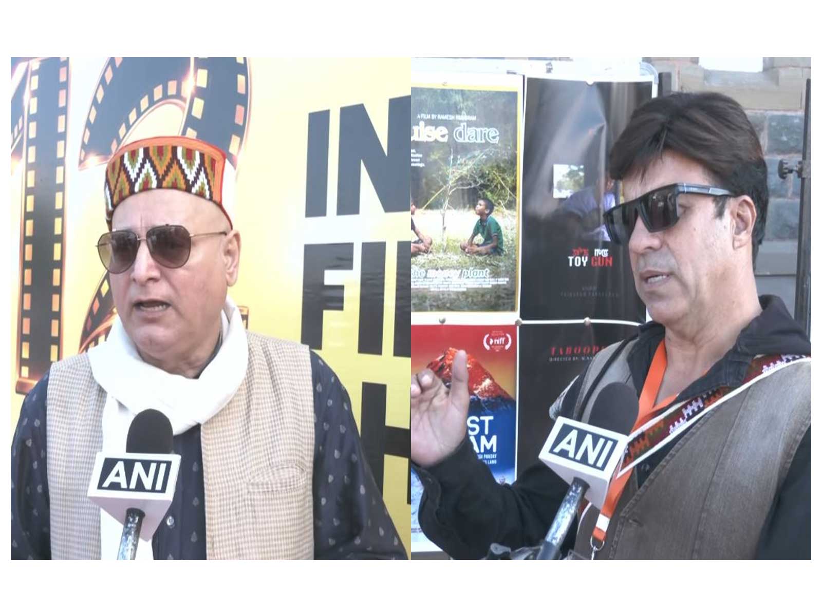 Manoj Joshi (L) Gul Riyaz (L) (Photos/ANI)