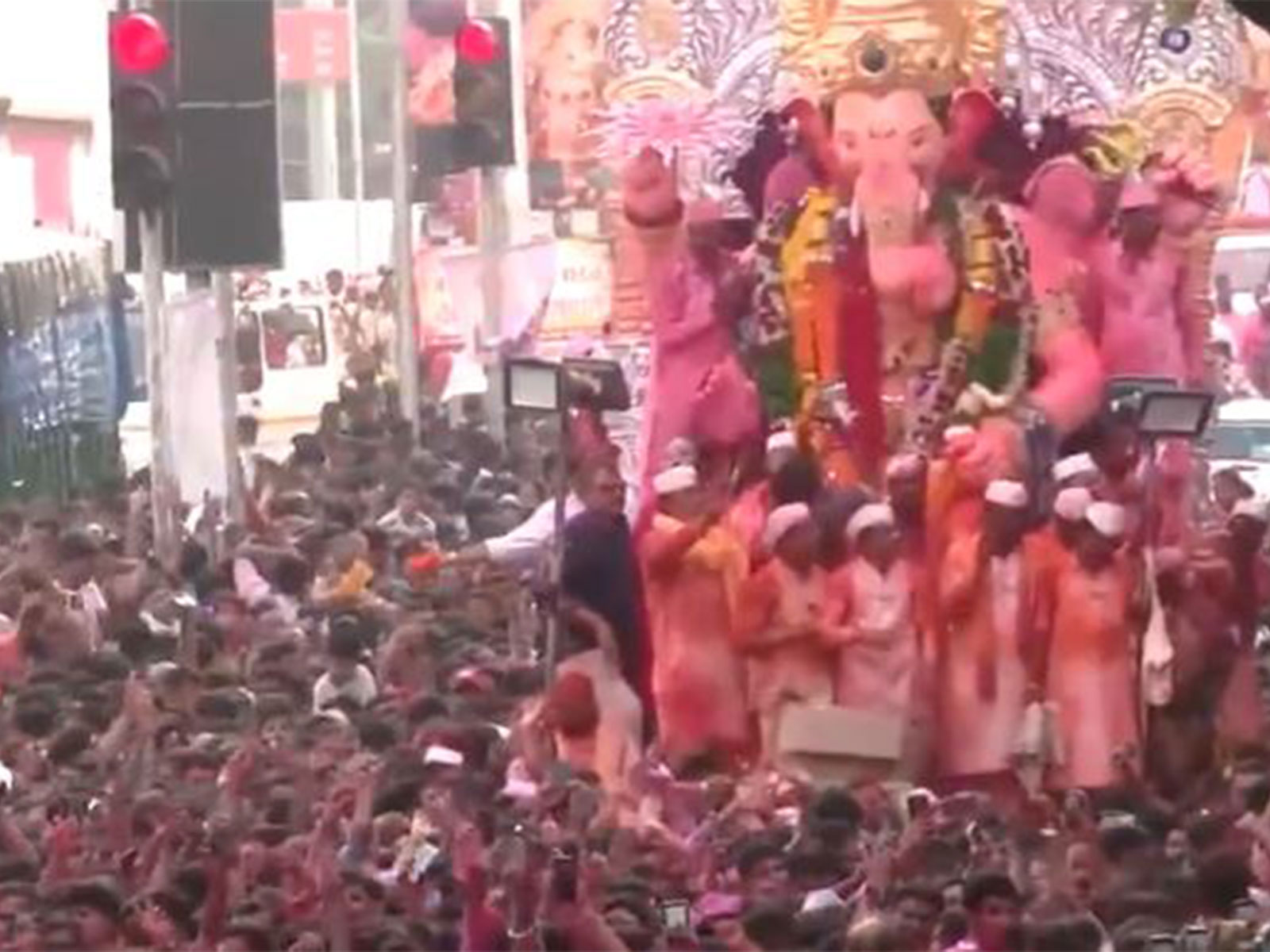 Lalbaugcha Raja Visarjan 2026 (Photo/ANI)