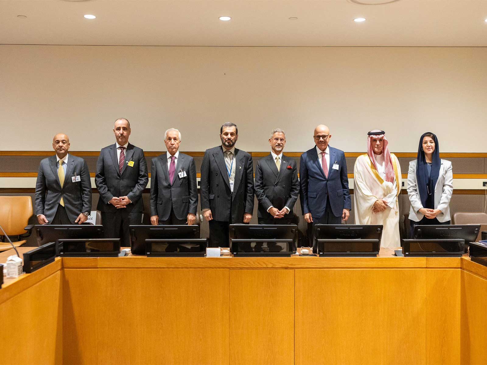 EAM Jaishankar co-chaired the India-Gulf Cooperation Council Troika Ministerial Meeting in New York on the margins UNGA 81st session (Photo/X/@DrSJaishankar)