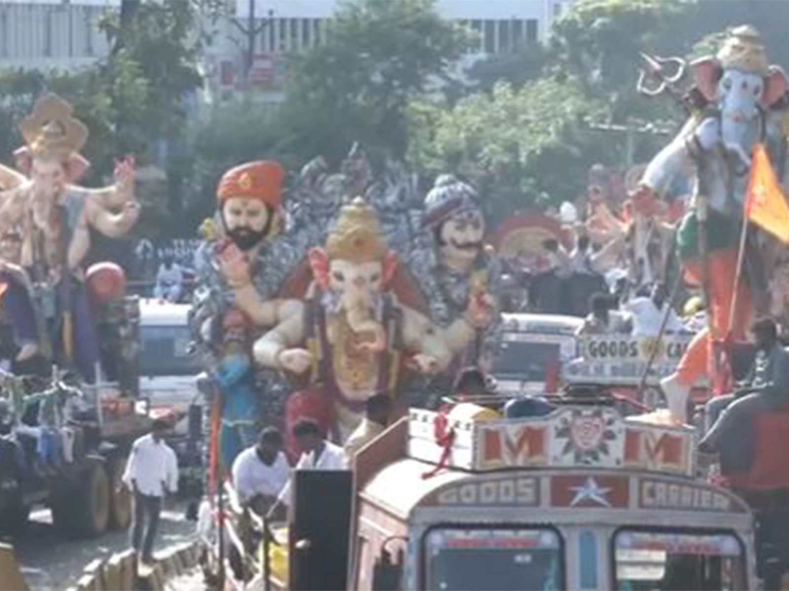 Hyderabad Ganesh Visarjan (Photo/ANI)