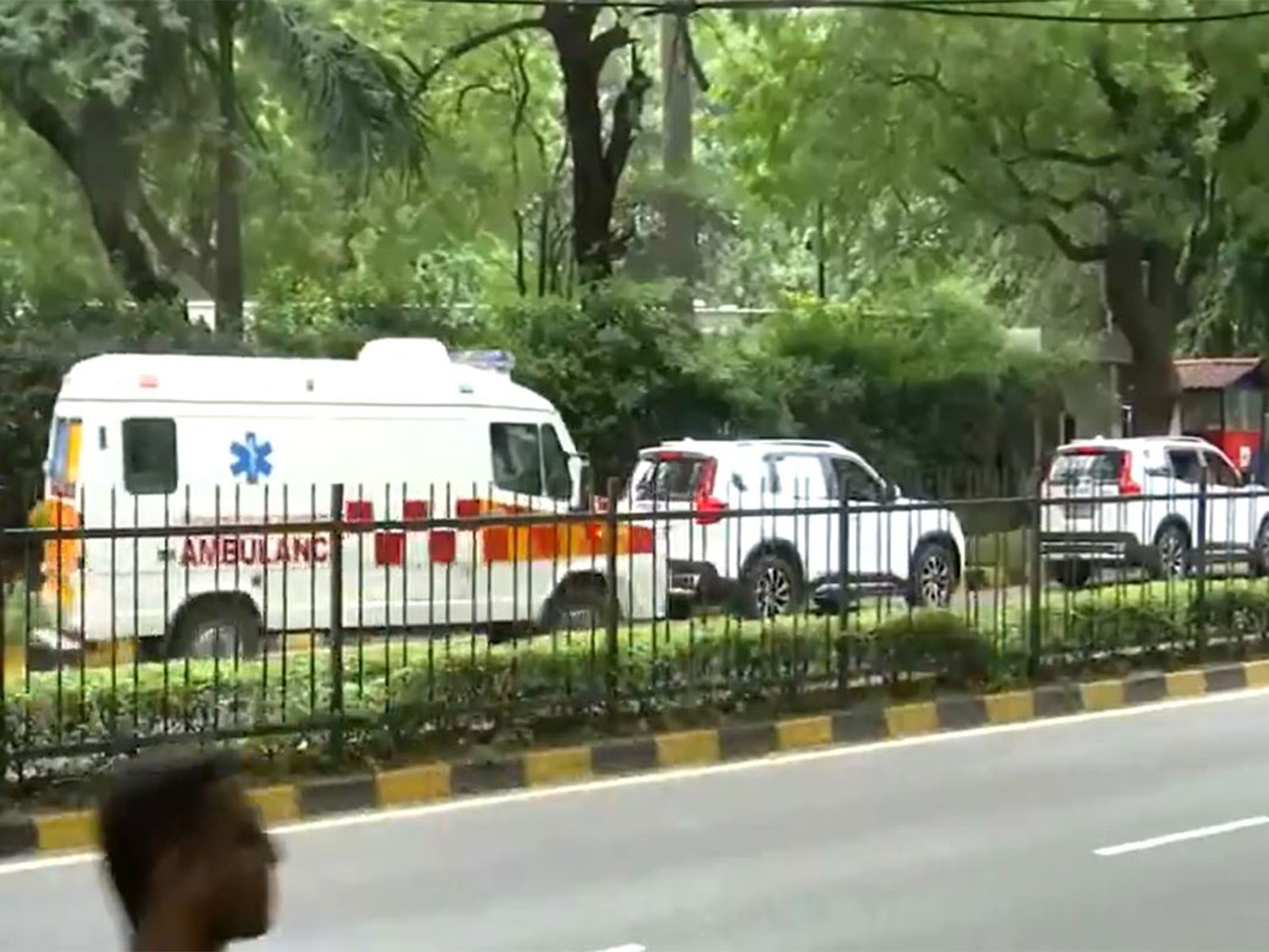 Uttar Pradesh CM Yogi Adityanath at 7 Lok Kalyan Marg (Photo/ANI)
