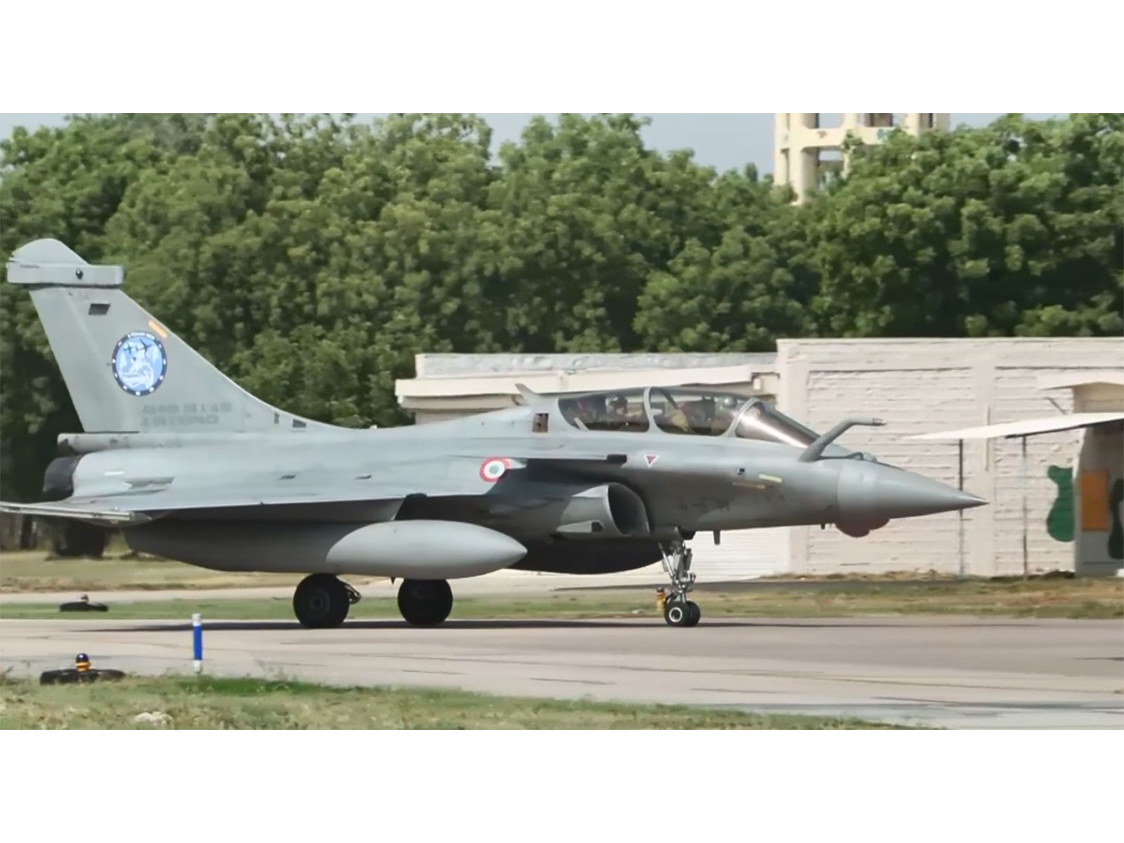 French aircraft Rafale jet arrives for Tarang Shakti Exercise (Photo/ANI)