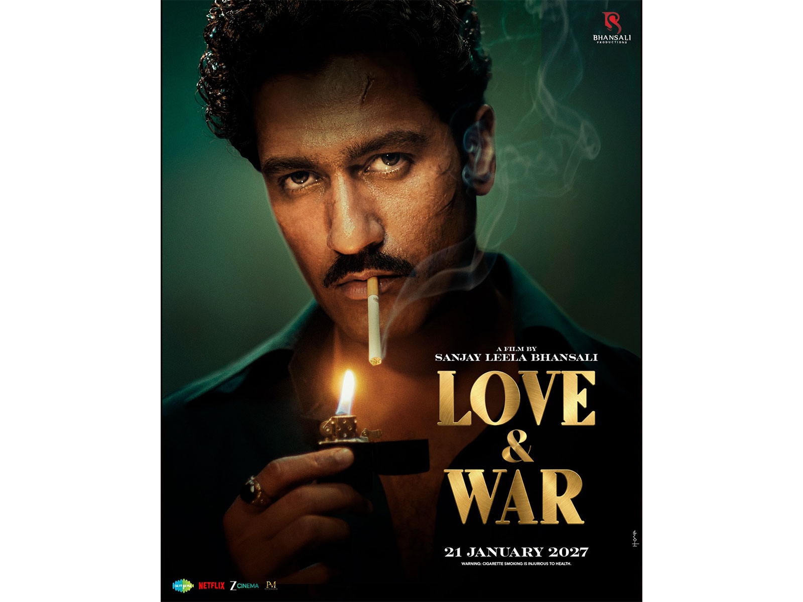 Vicky Kaushal's first look poster from 'Love and War' (Photo/Instagram/@bhansaliproductions)