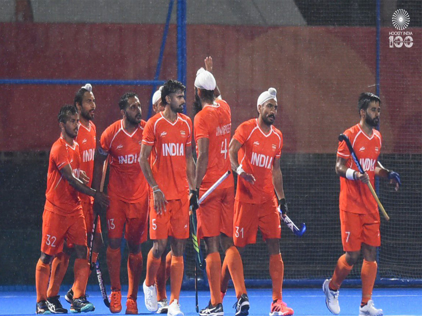 Indian men's hockey team. (Photo:X/@TheHockeyIndia) 