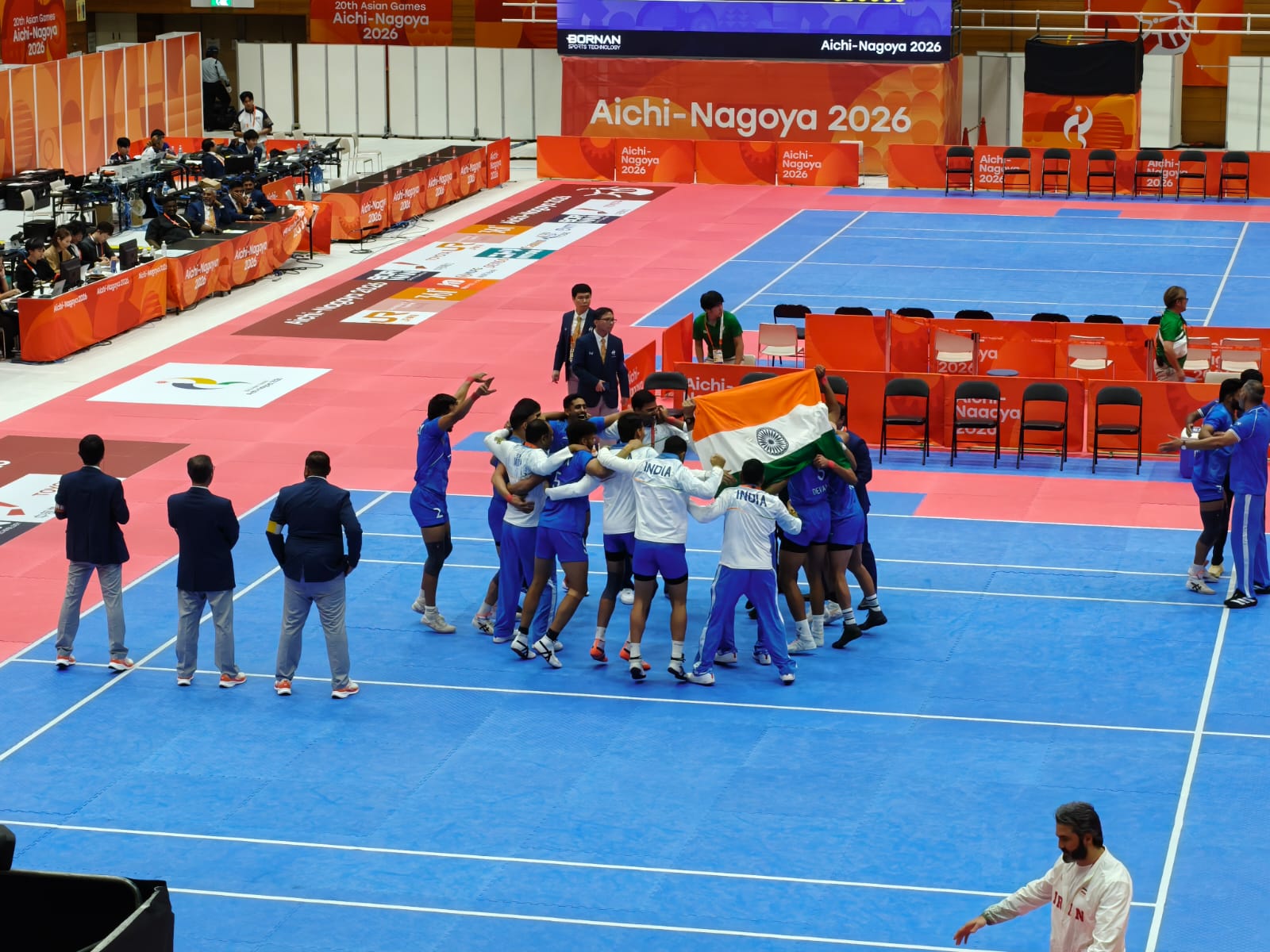 Indian men's kabaddi team. (Photo/ANI)