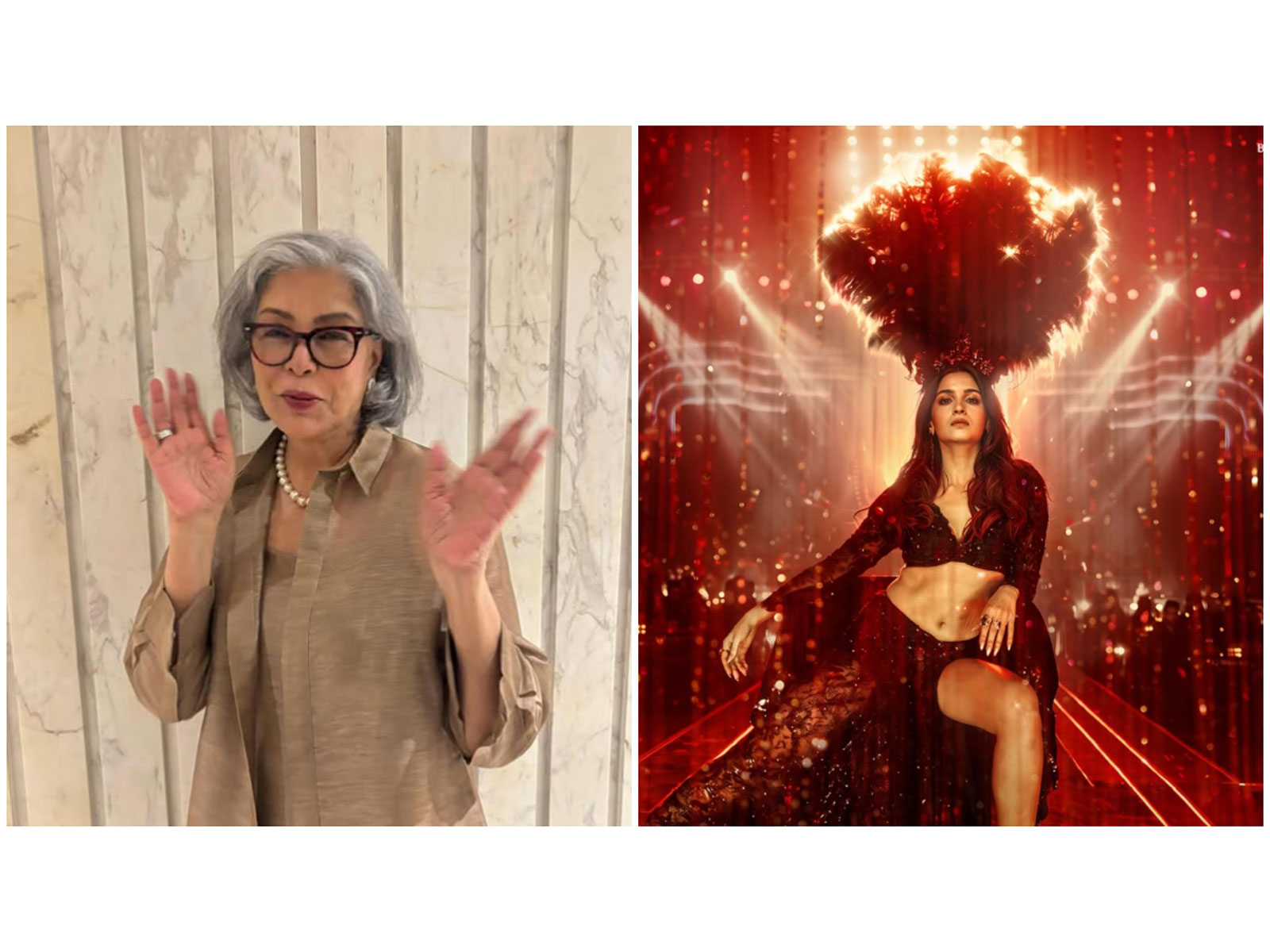 Zeenat Aman (L) Alia Bhatt (R) (Photos/instagram/@thezeenataman/@aliaabhatt)