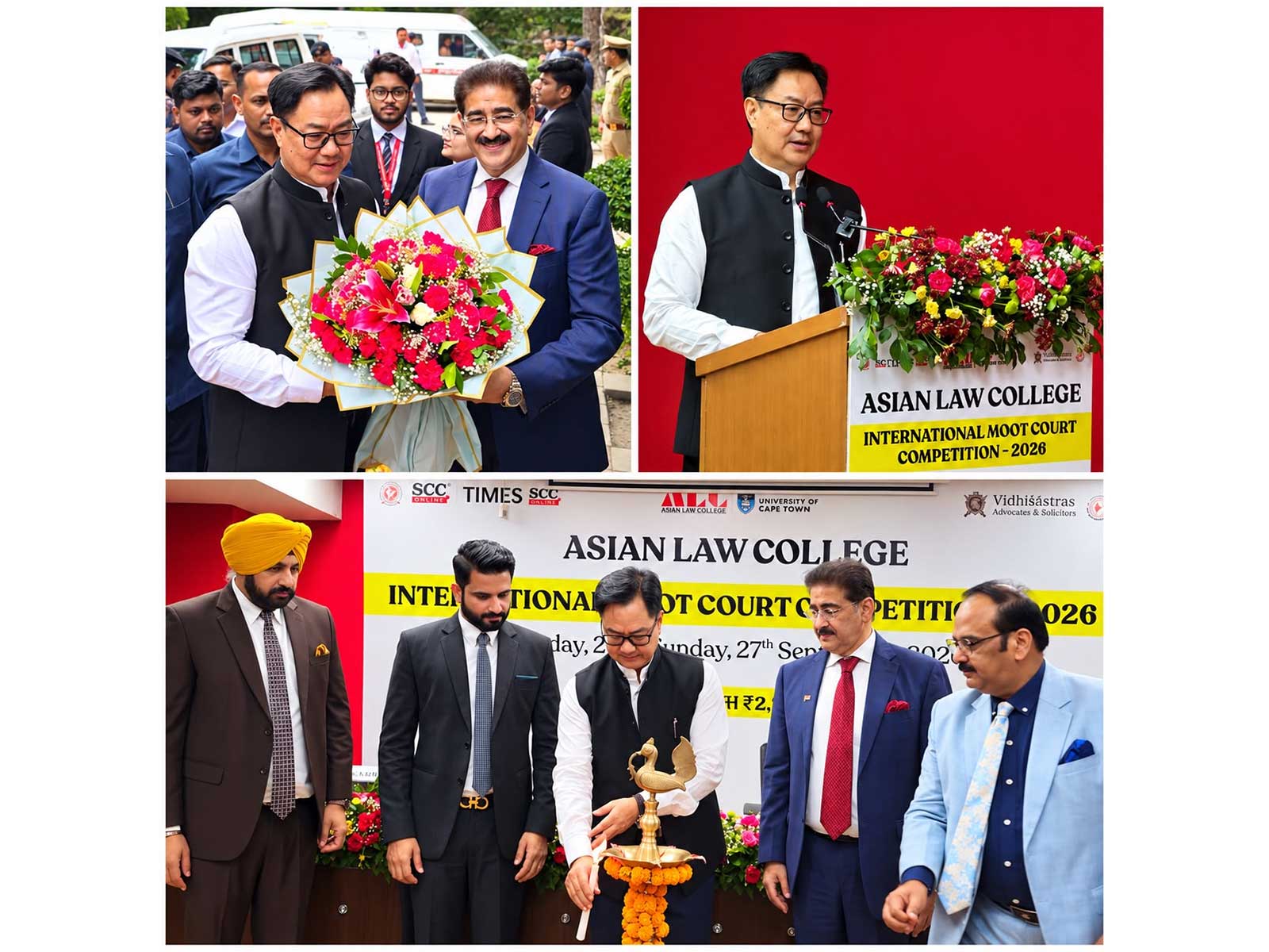 Union Minister Kiren Rijiju Inaugurates 6th International Moot Court Competition at Asian Law College
