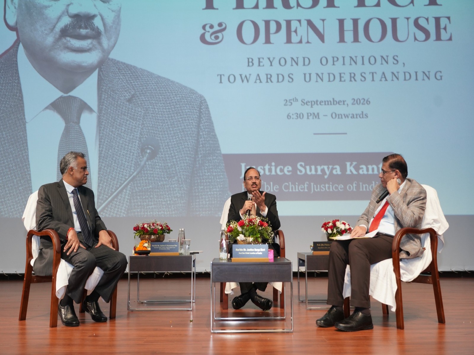 CJI Surya Kant interacts with CNLU Patna students (Photo/CNLU)