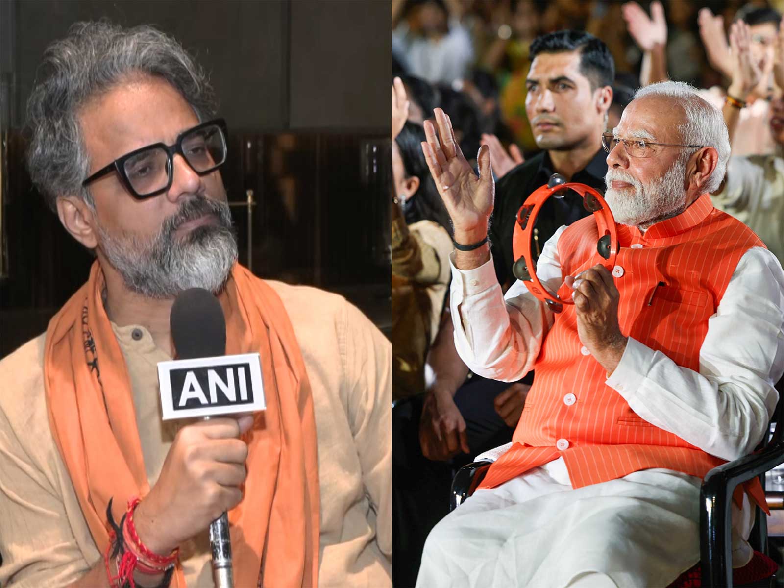 Filmmaker Vishal Chaturvedi reacts to 'Parvati' performance in front of PM Modi (Photo/ANI)