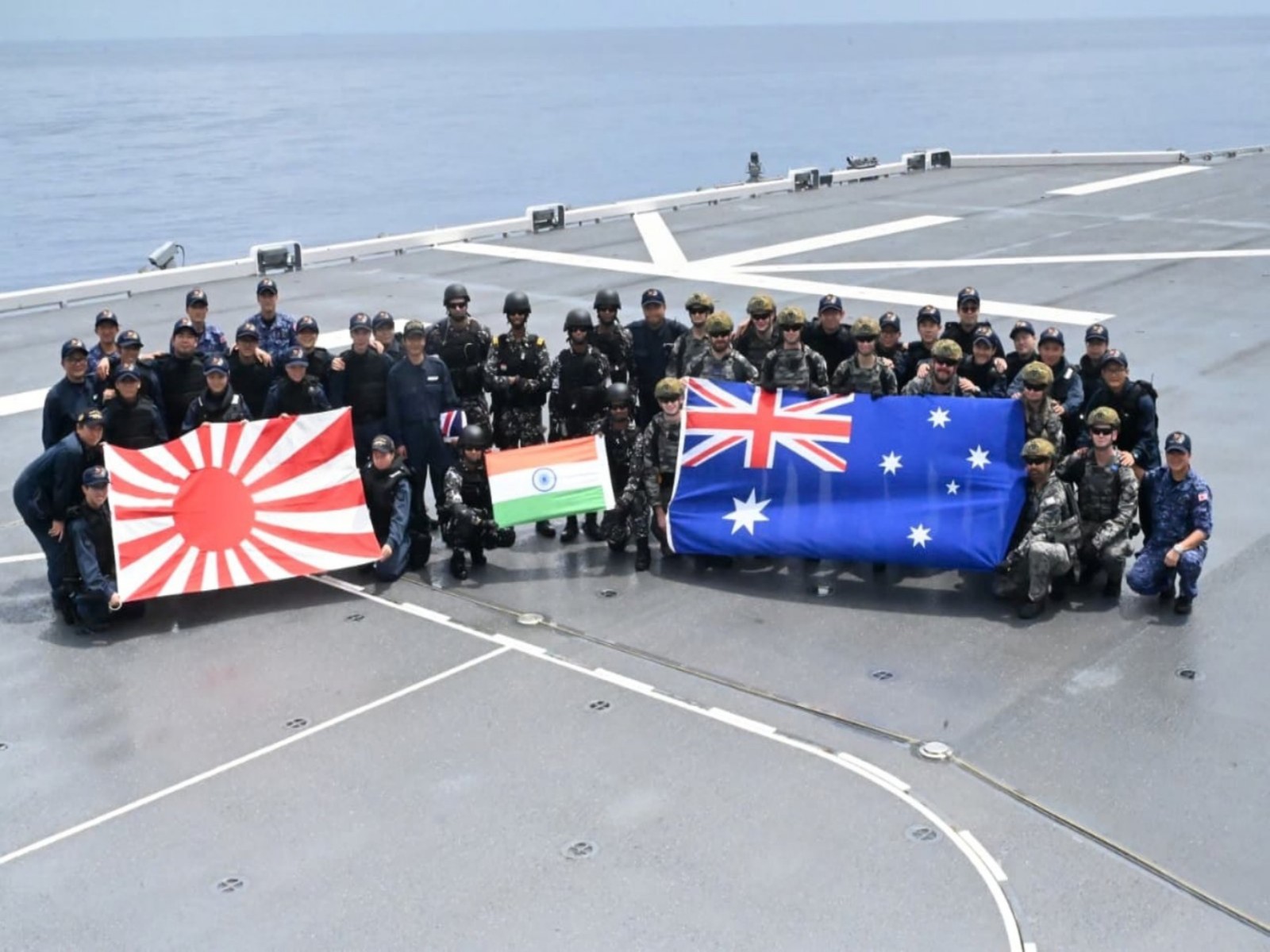 INS Sahyadri, INS Kulish participate in ADMM-Plus maritime security exercise (Photo/X@IndiannavyMedia)