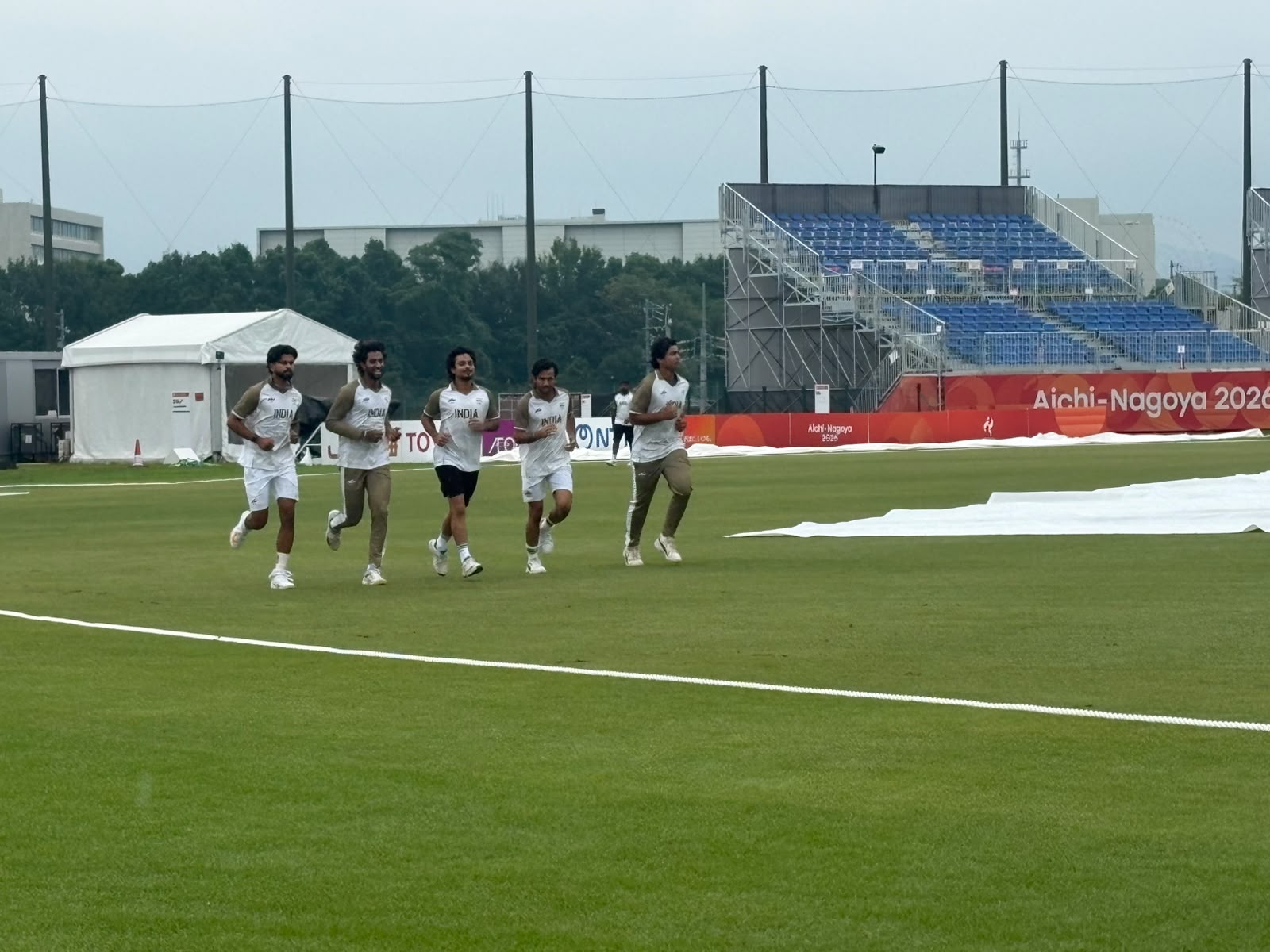 Team India training for Asian Games. (Photo: ANI)