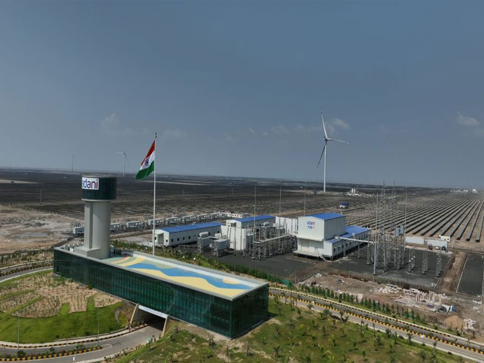 A view of Khavda Renewable Energy Park in Gujarat’s Kutch (Photo/ANI)