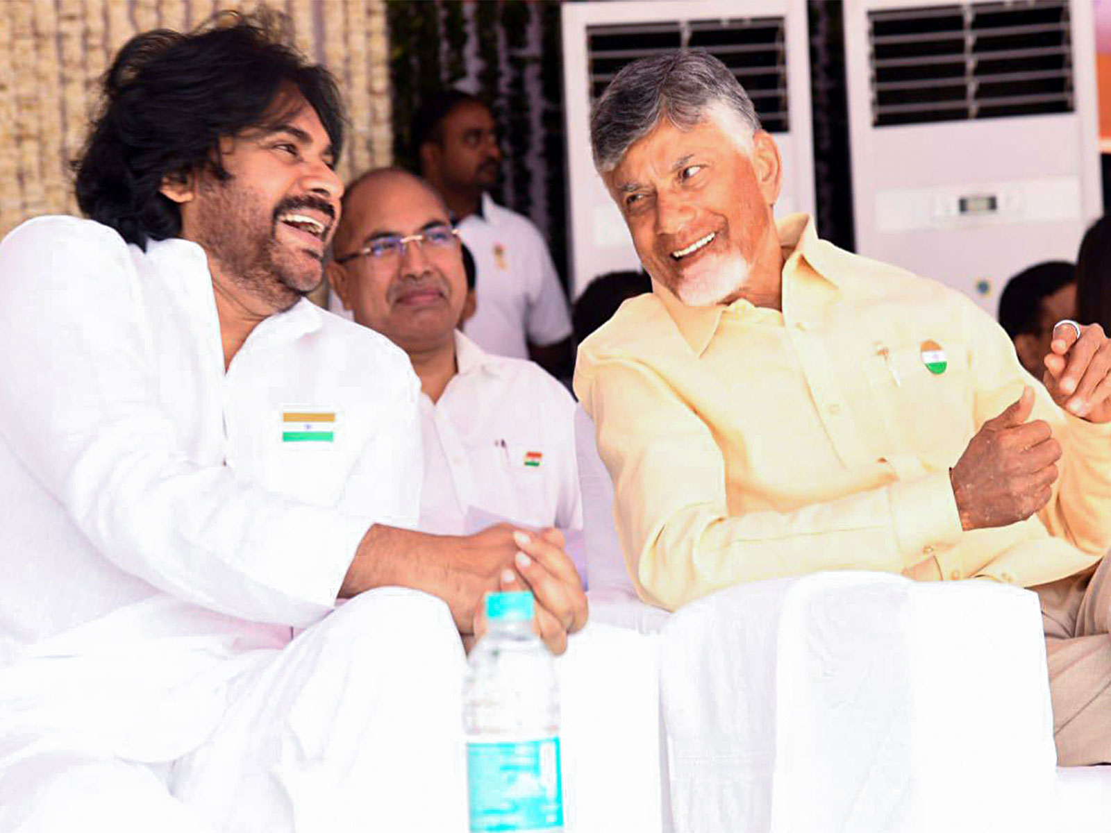 Andhra Pradesh Chief Minister N Chandrababu Naidu and State Deputy CM Pawan Kalyan  (File Photo/ANI)