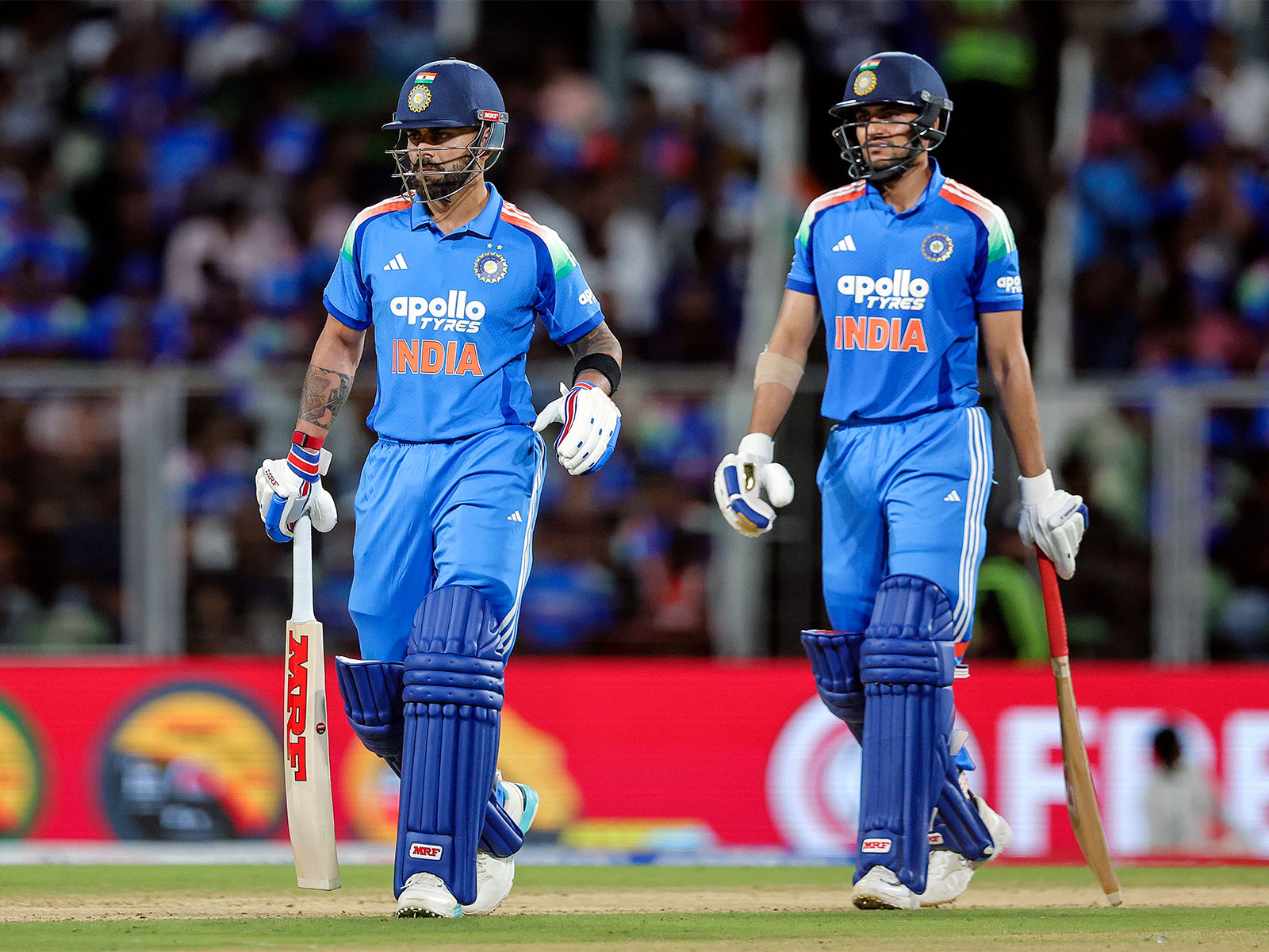 Virat Kohli and skipper Shubman Gill (Photo/ANI)  